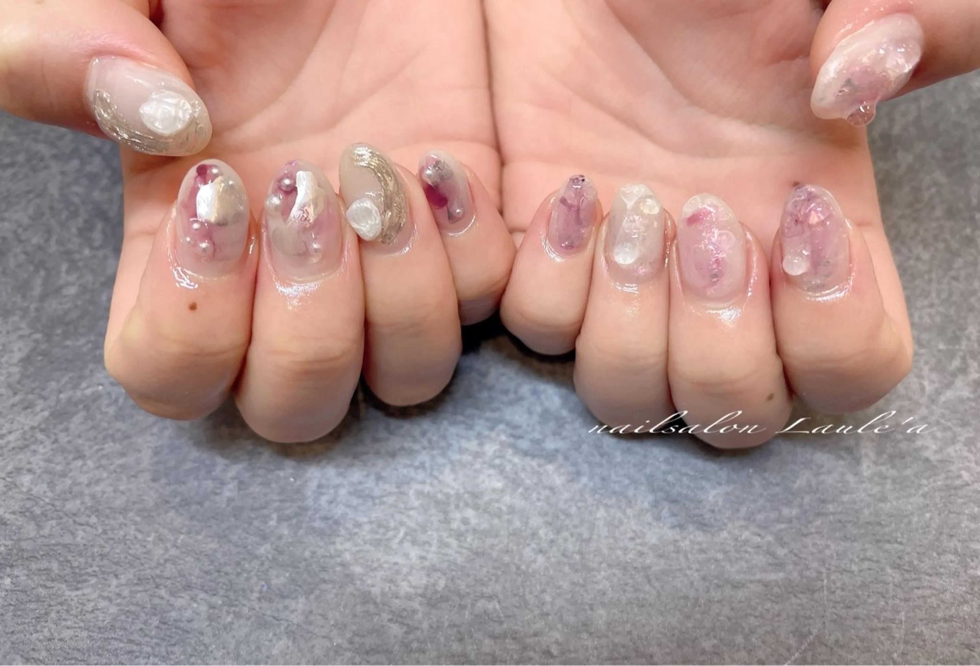 ネイル ハンドネイル nailsalon Laule'aのネイルデザイン