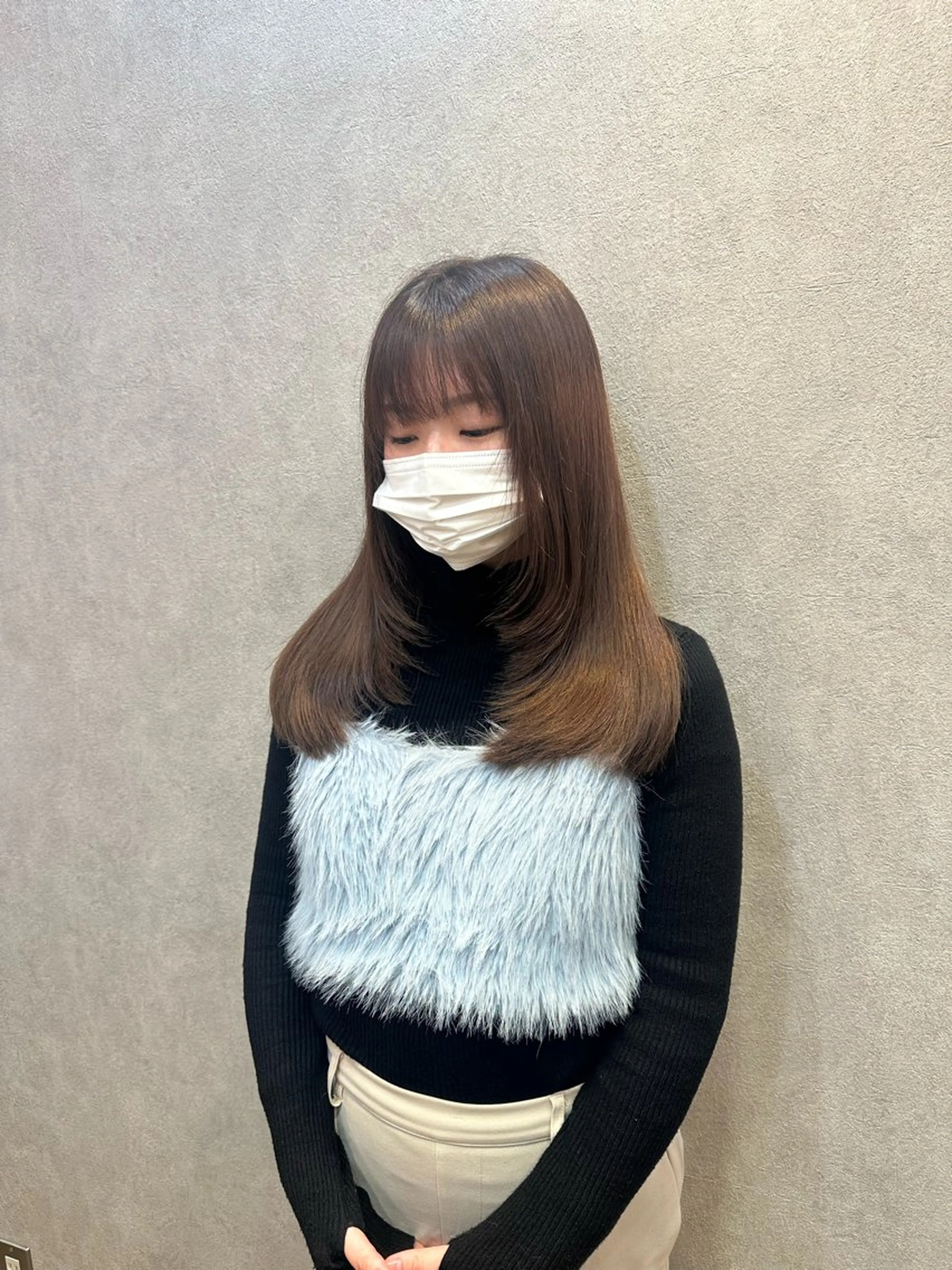 ロング 顔まわりレイヤー レイヤーカット ボブ♦️ショート 縮毛矯正/ゆうた👑のヘアスタイル