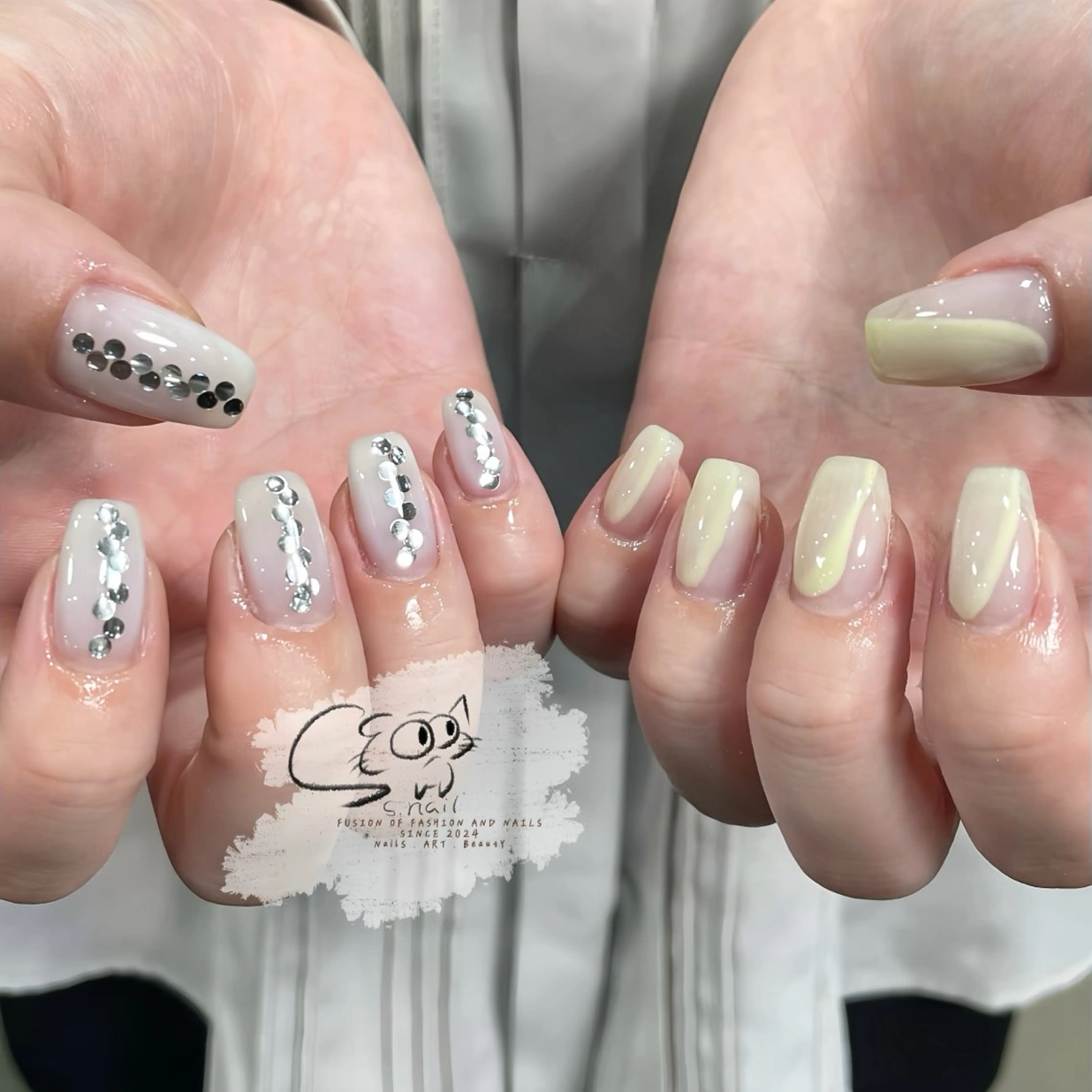 ネイル チークネイル フレンチネイル グラデーション マグネットネイル ワンカラーネイル ハンドネイル S.nail所属・S.nail _のネイルデザイン