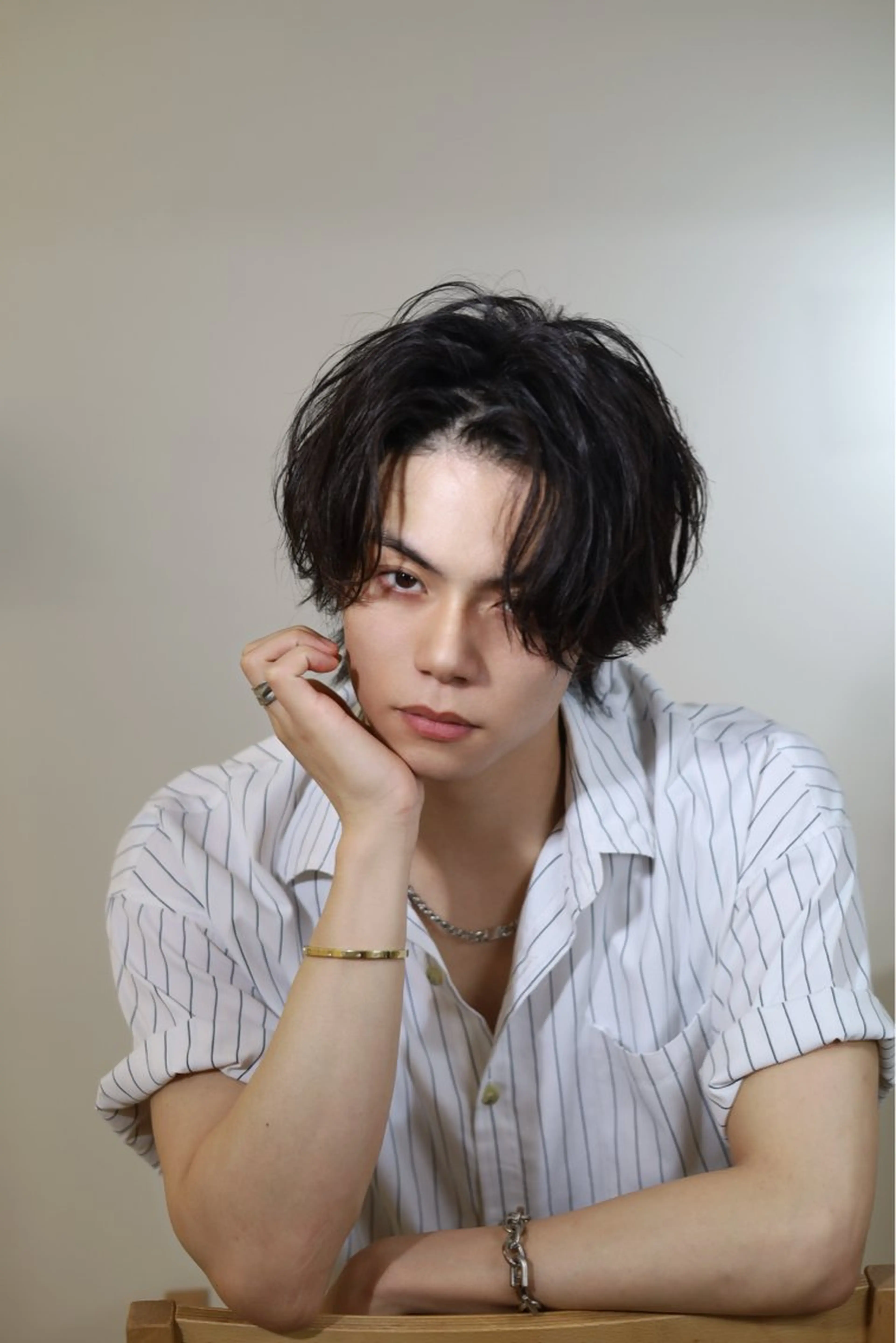 ミディアム 横浜メンズ指名 No.1金太郎のヘアスタイル
