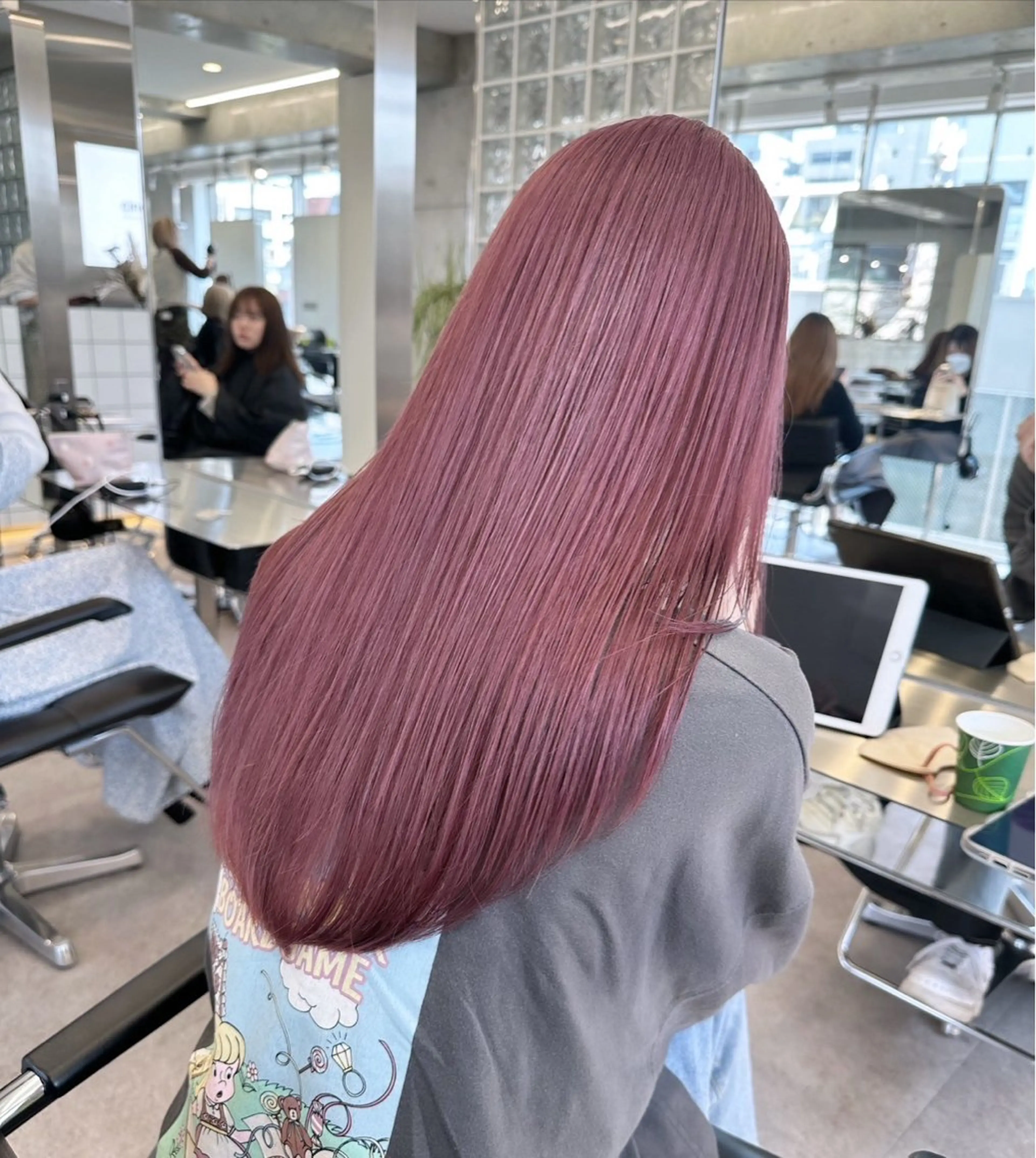 ロング カラー ヘアアレンジ ALBUM GINZA所属・❣️ショート特化❣️ 🎀モモカ🎀のヘアスタイル