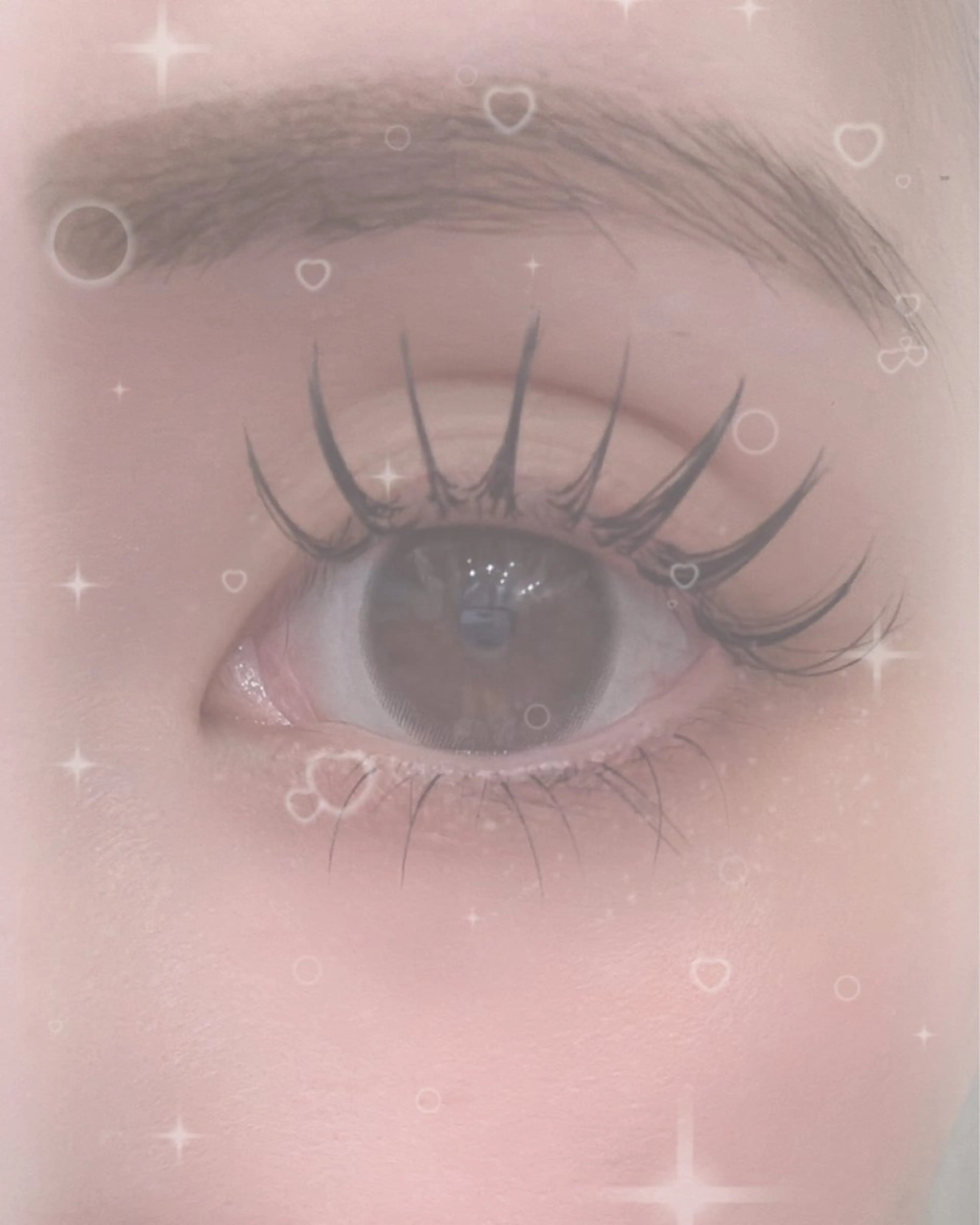 マツエク・マツパ 綿帽子 agui MAIのマツエク・マツパデザイン