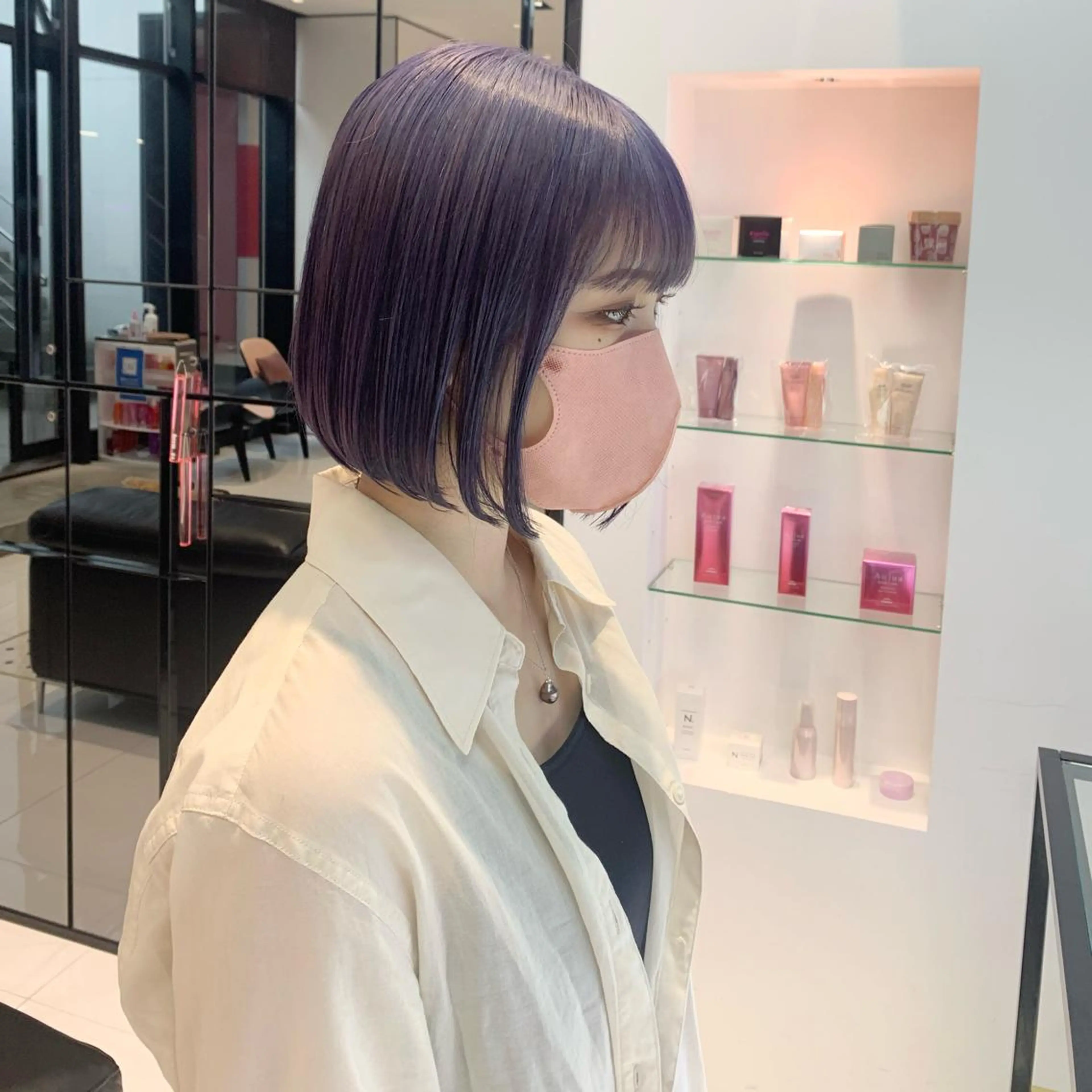 ショート カット ヘアカラー ハッシュカット/ハイ トーン/MANAMIのヘアスタイル