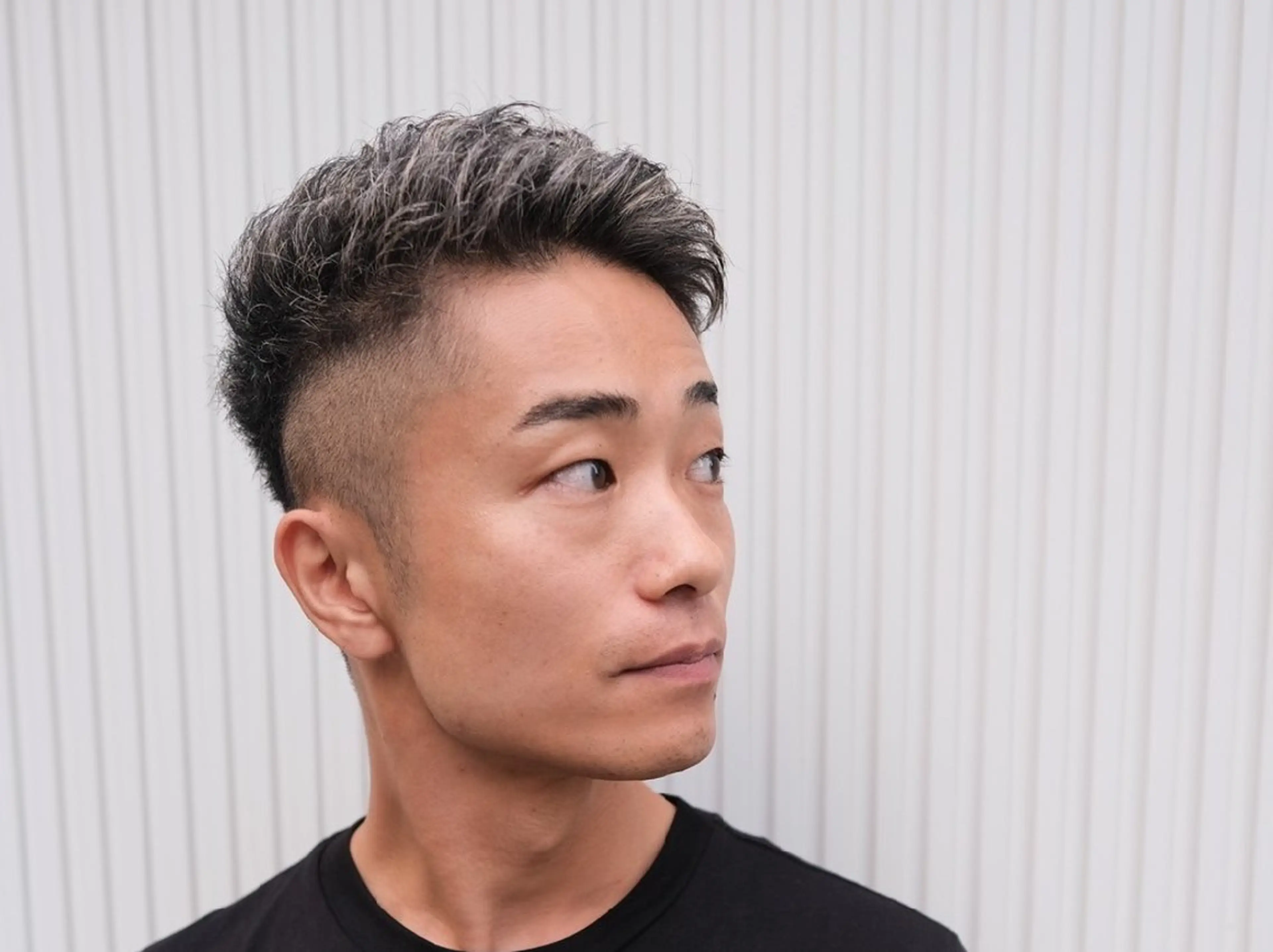 ショート カラー メンズ メンズメッシュ メッシュ 大江 聖のヘアスタイル