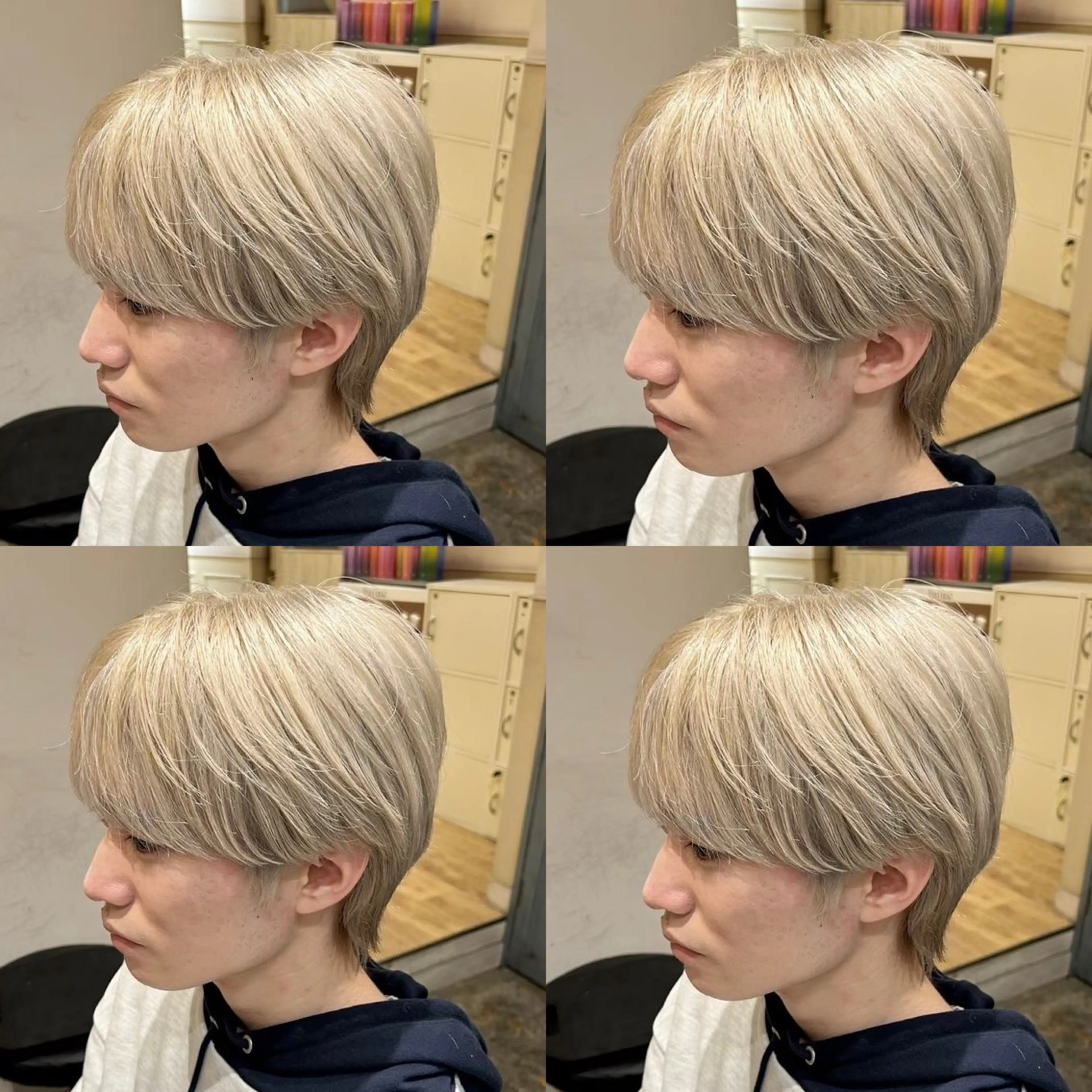 カラー メンズ カット トリートメント 韓国レイヤー ×髪質改善✨純大のヘアスタイル