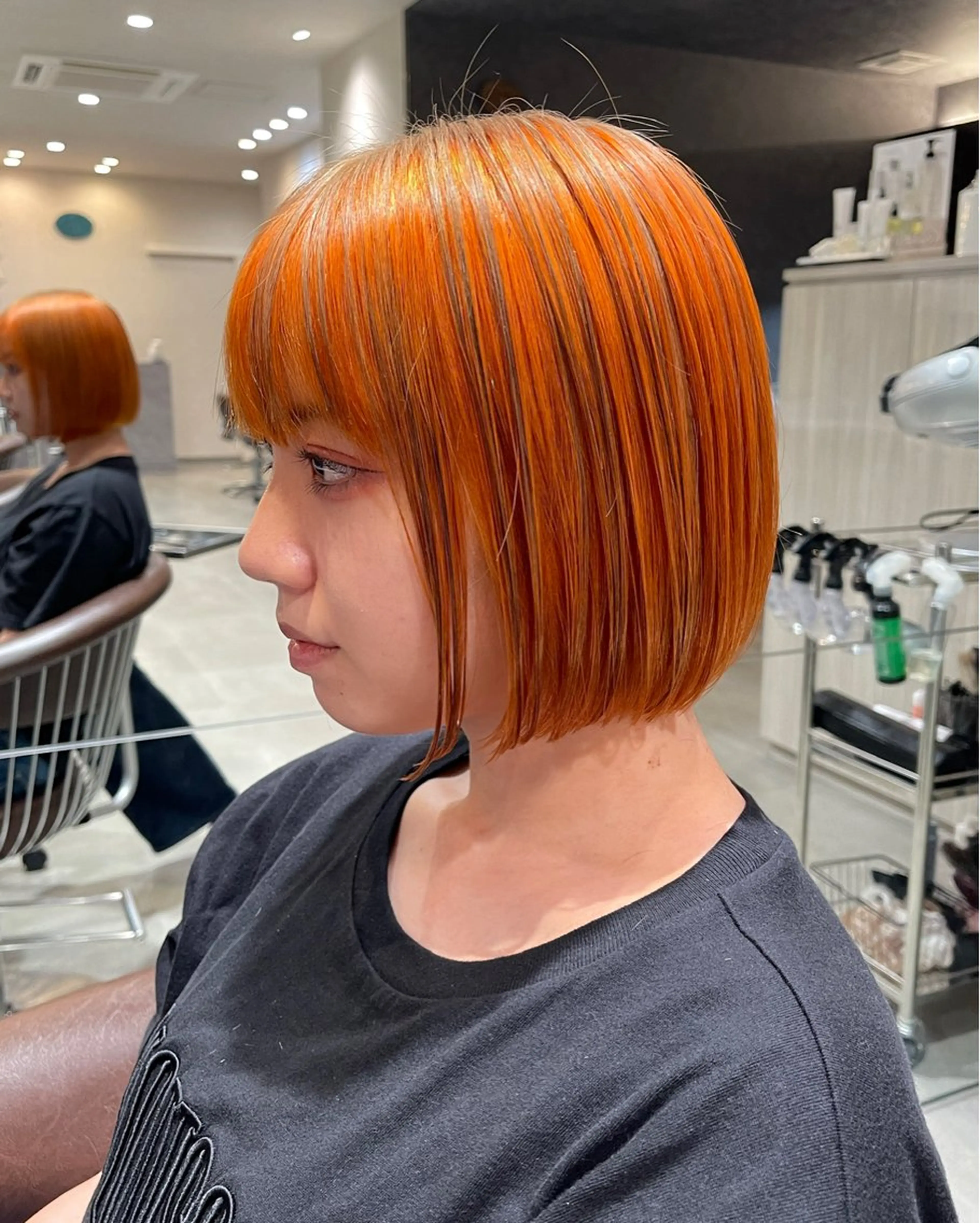 ショート ボブ カット 川口 颯也のヘアスタイル