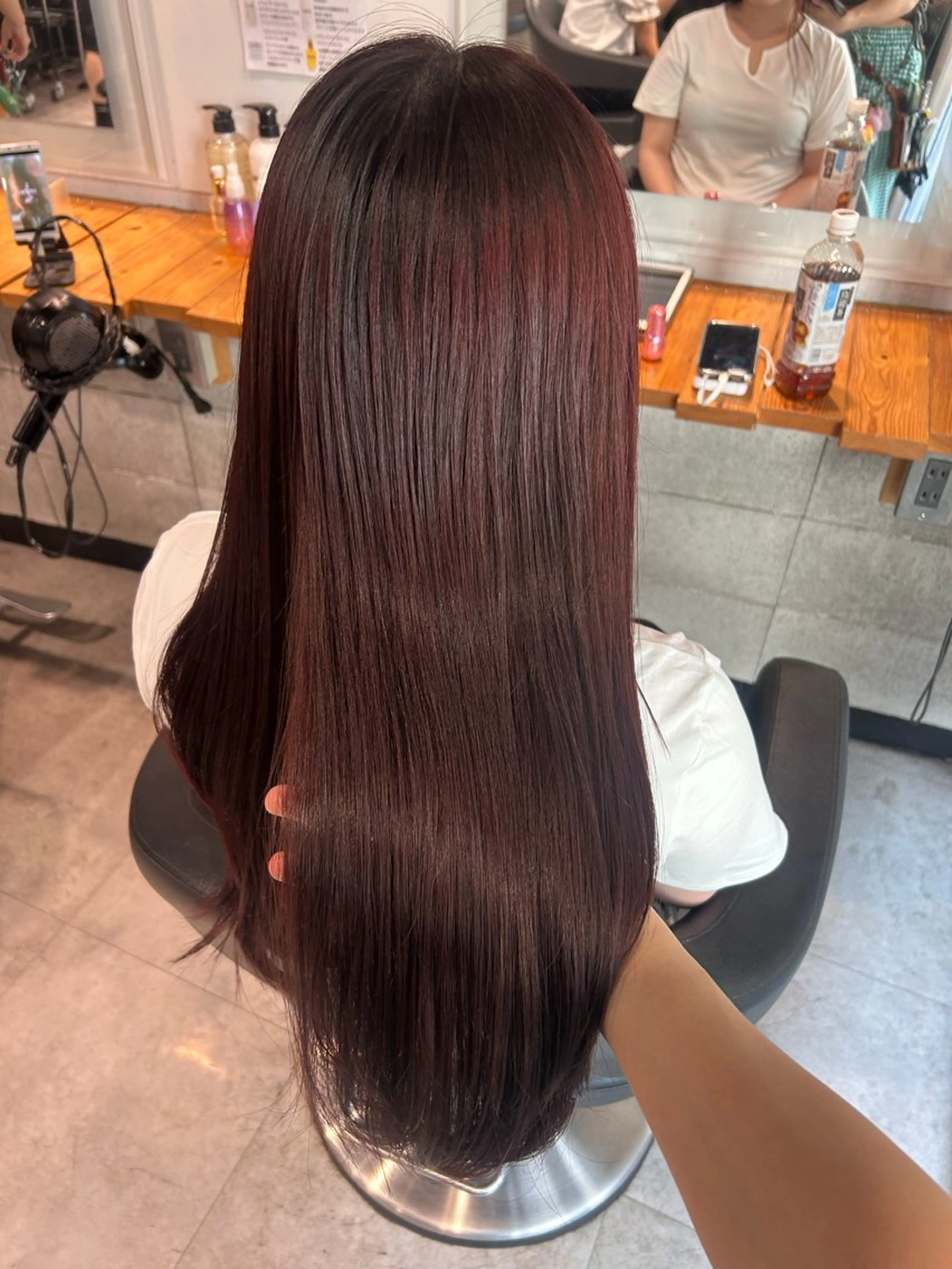 ロング カット ヘアカラー ヘッドスパ 韓国Style♡ Nanami🇰🇷のヘアスタイル