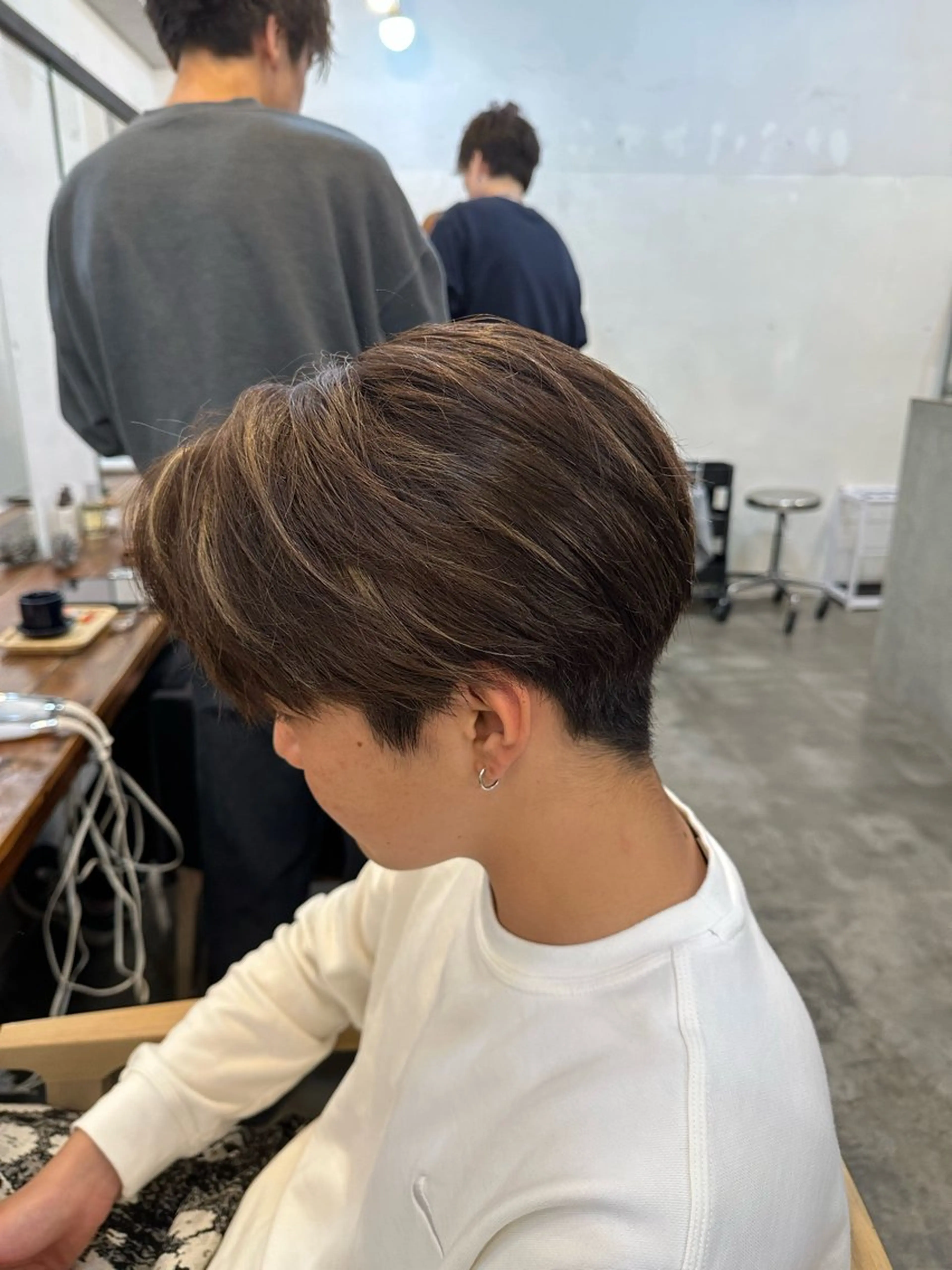 ショート カラー メンズ ヘアカラー トリートメント カットモデル募集中/ たなかはやとのヘアスタイル