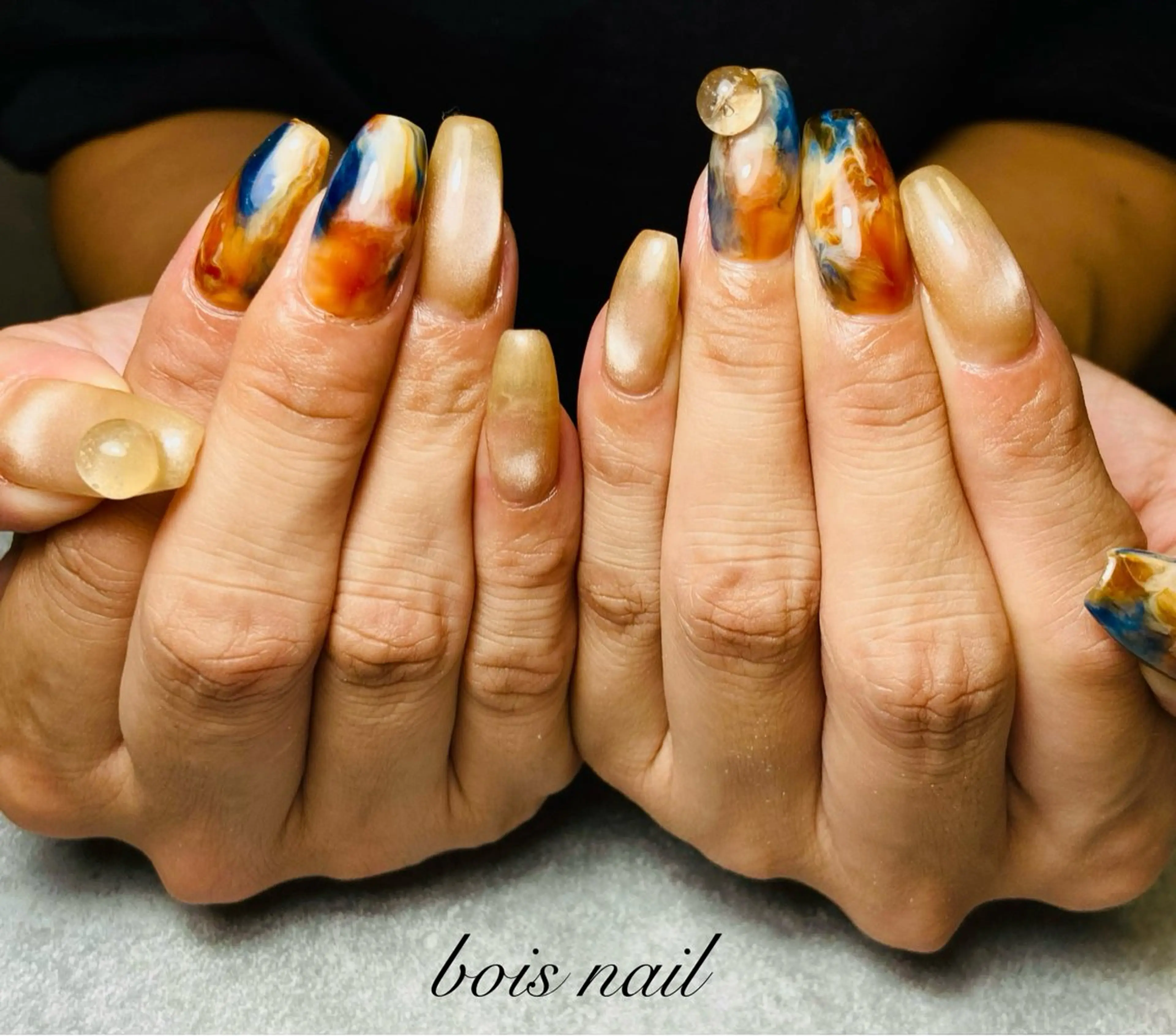 ネイル ハンドネイル bois nail ボワネイル北巽のネイルデザイン