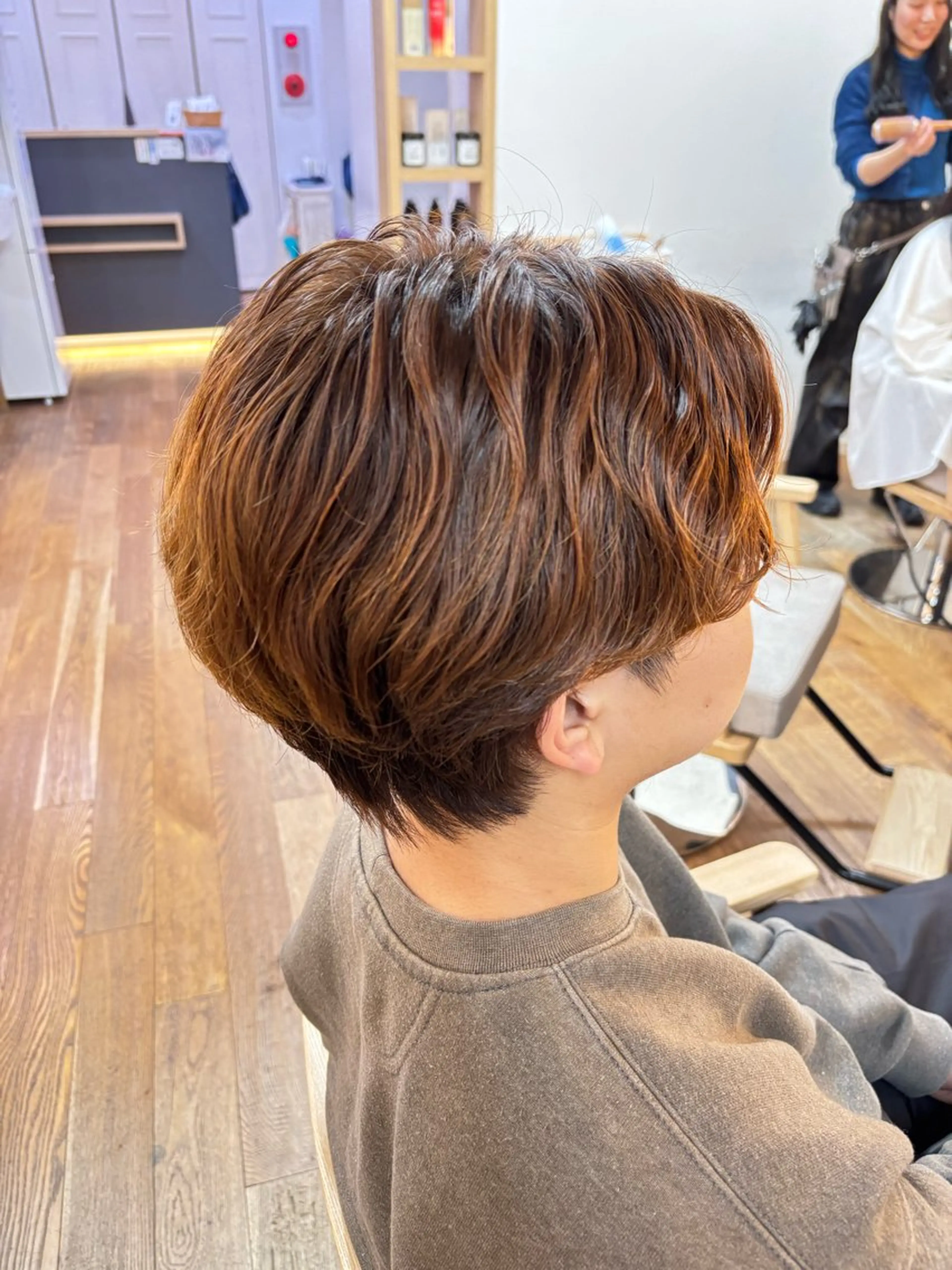 ショート パーマ メンズ メンズパーマ ニュアンスパーマ カット パーマ メンズ✨パーマ 大室雄基のヘアスタイル
