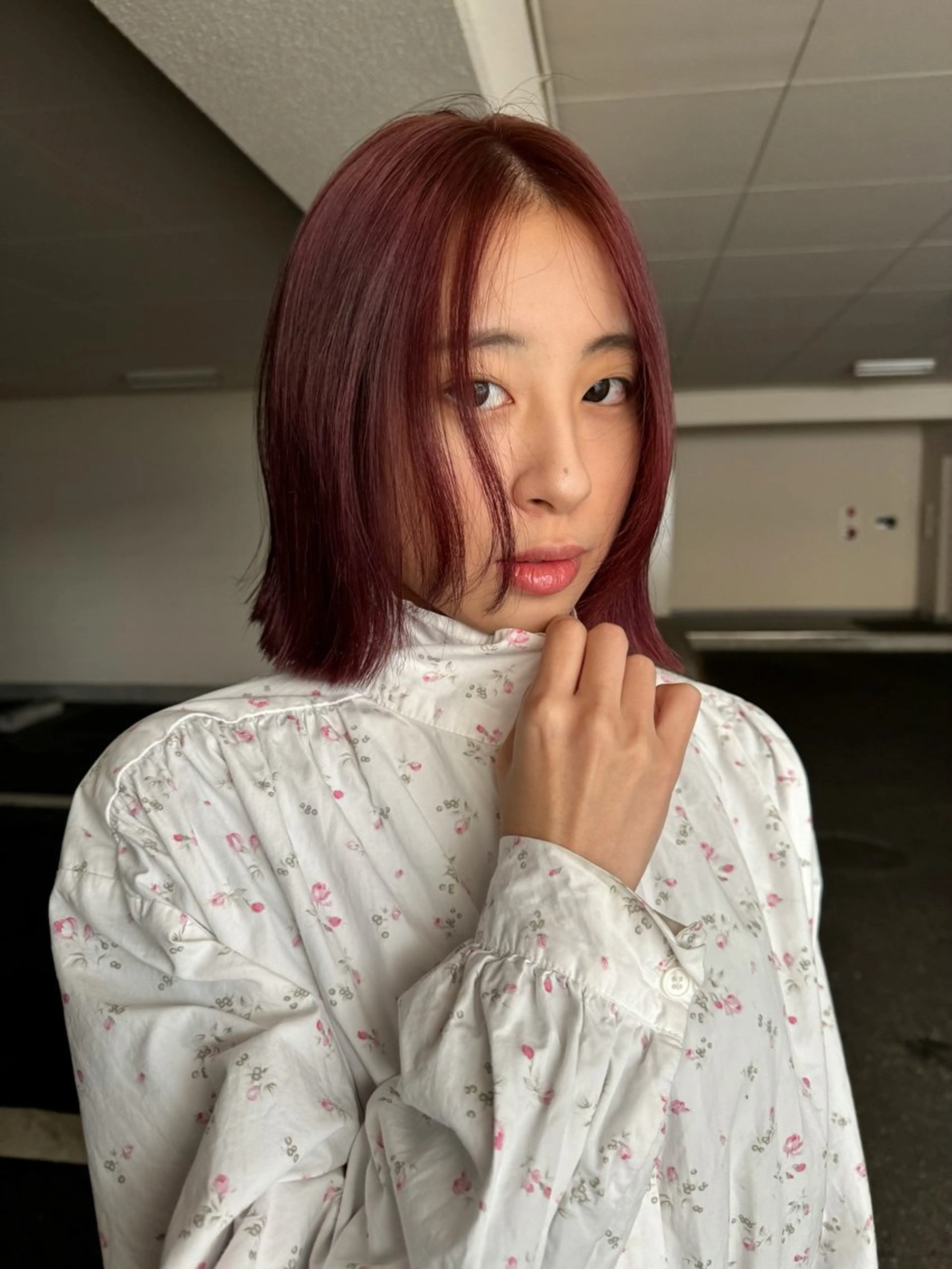 ミディアム カット ヘアカラー kai 今泉　Musiiikのヘアスタイル