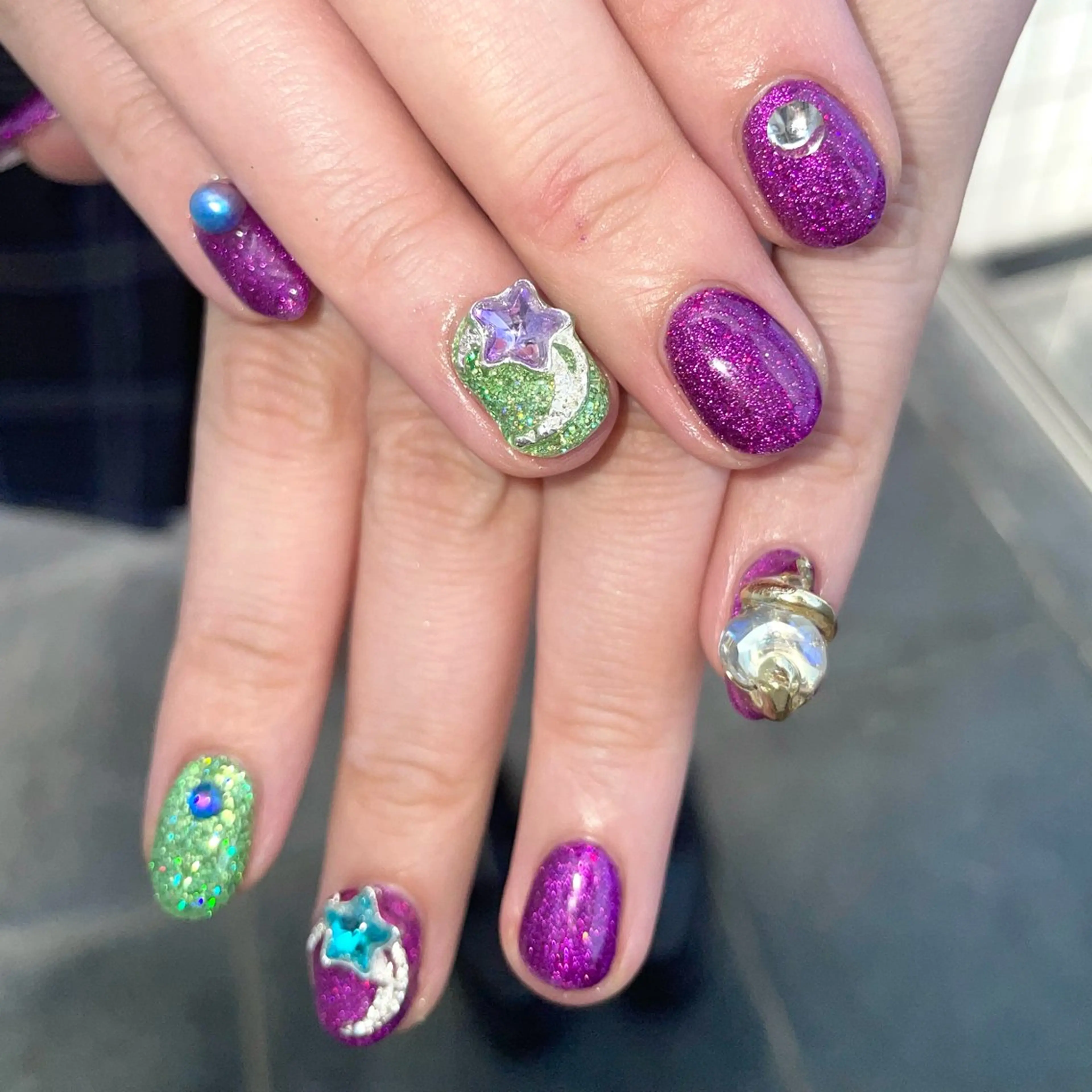 ネイル 持ち込み ハンドネイル Nail ヌシん家 AKANEのネイルデザイン