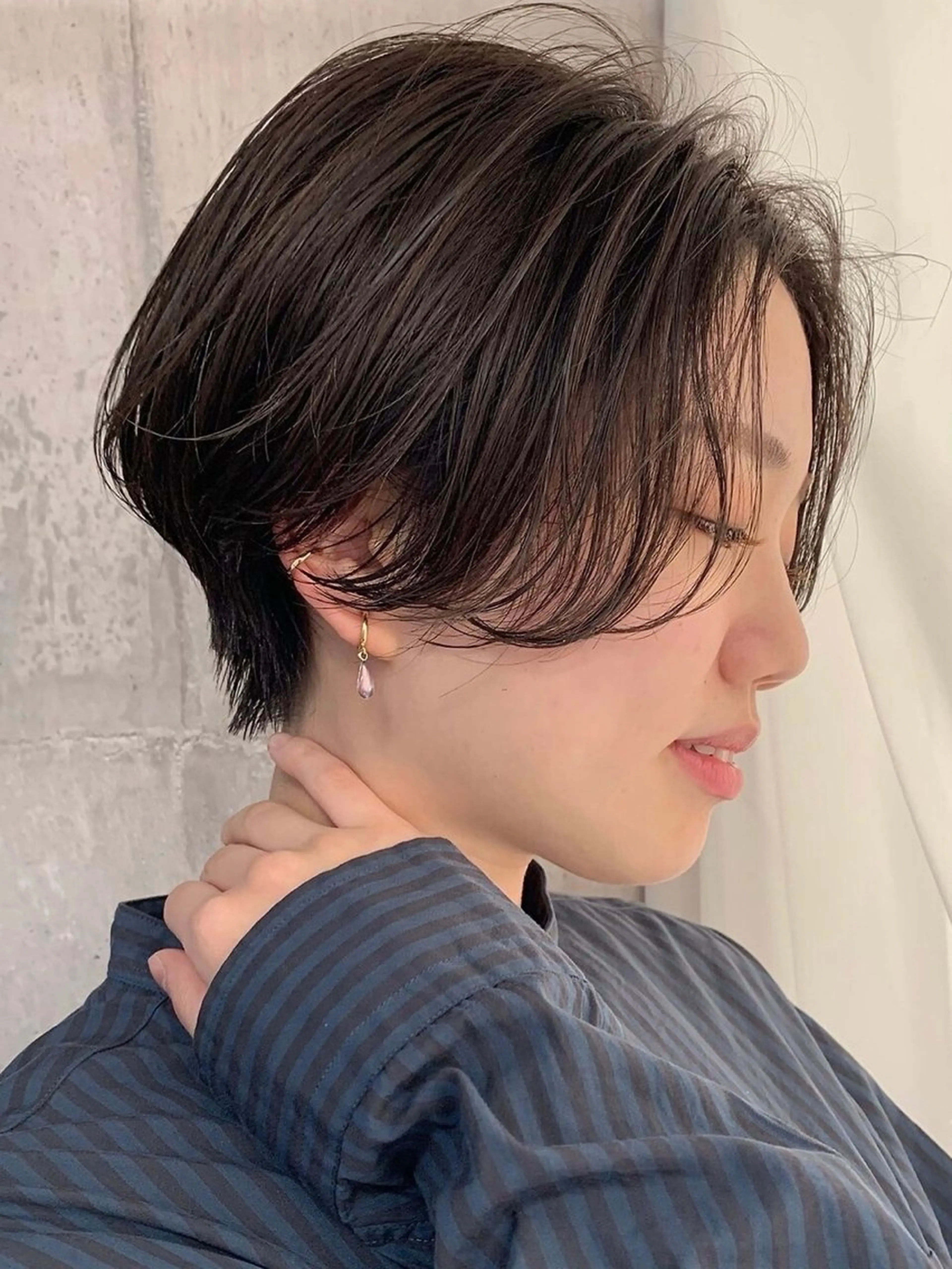 ショート カラー ハンサムショート ショートヘア トリートメント HAZEL博多所属・杉村 一輝のヘアスタイル