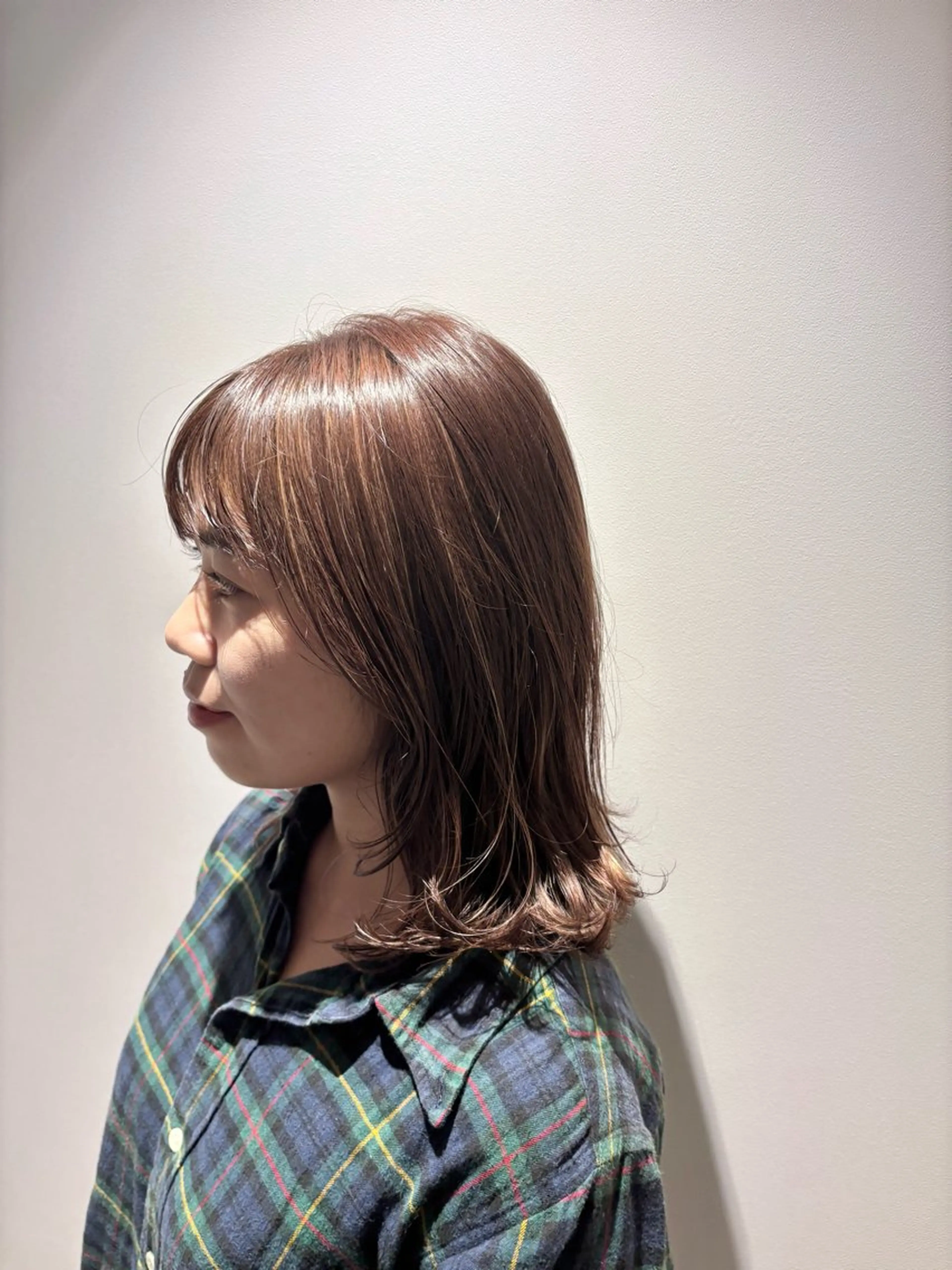 ショート カラー ハイライトカラー ラベンダーカラー ハイライト オリーブヘア🫒/ ハイライト/志賀のヘアスタイル