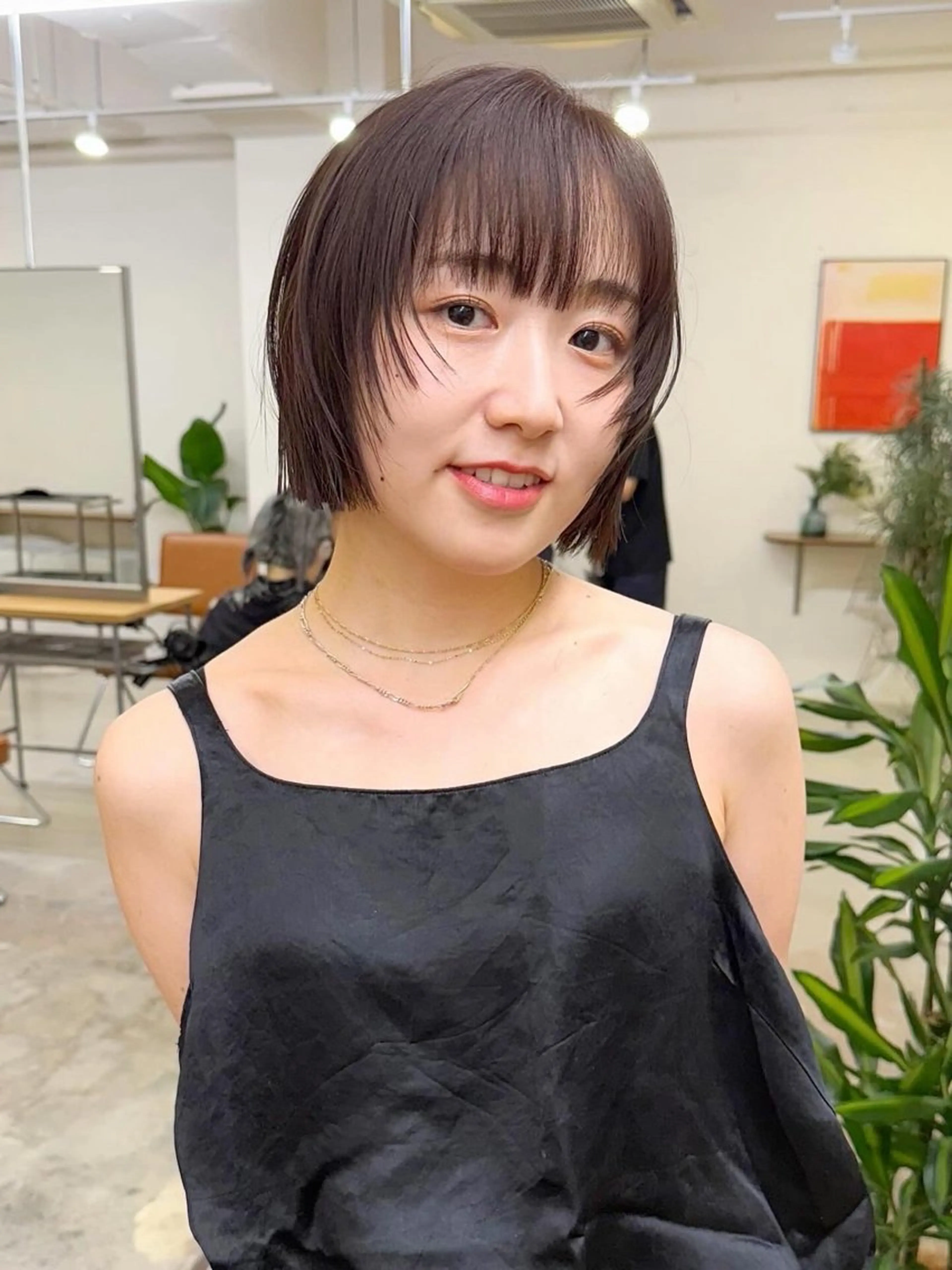 明るくしたい or 透明感のある柔らかいカラーが好きな方におすすめ♡☁️ cut + ブリーチなしのw color ☁️の写真