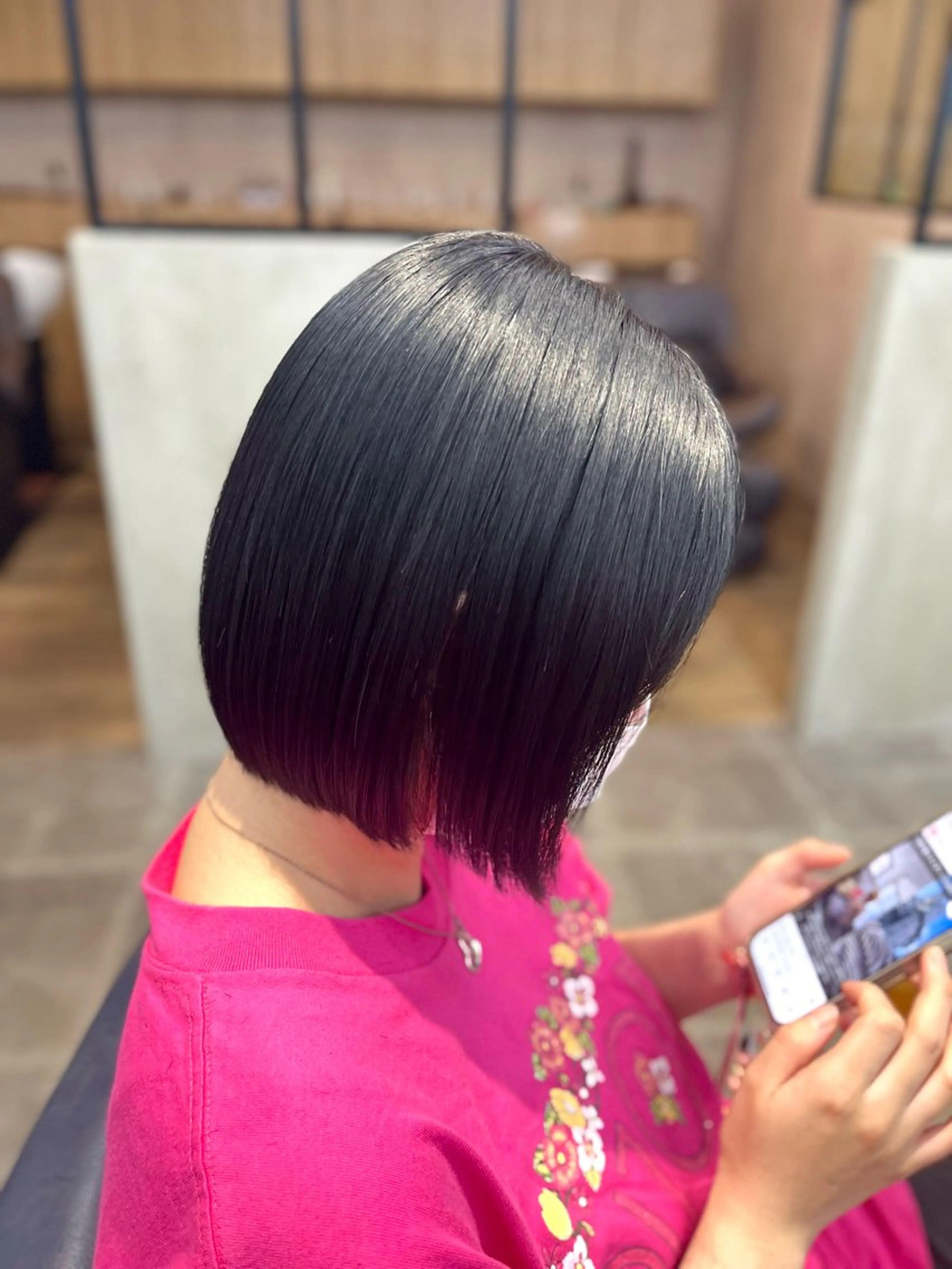 ショート カット ヘアカラー トリートメント 髪質改善/艶カラー /梅田✨ RIKUのヘアスタイル
