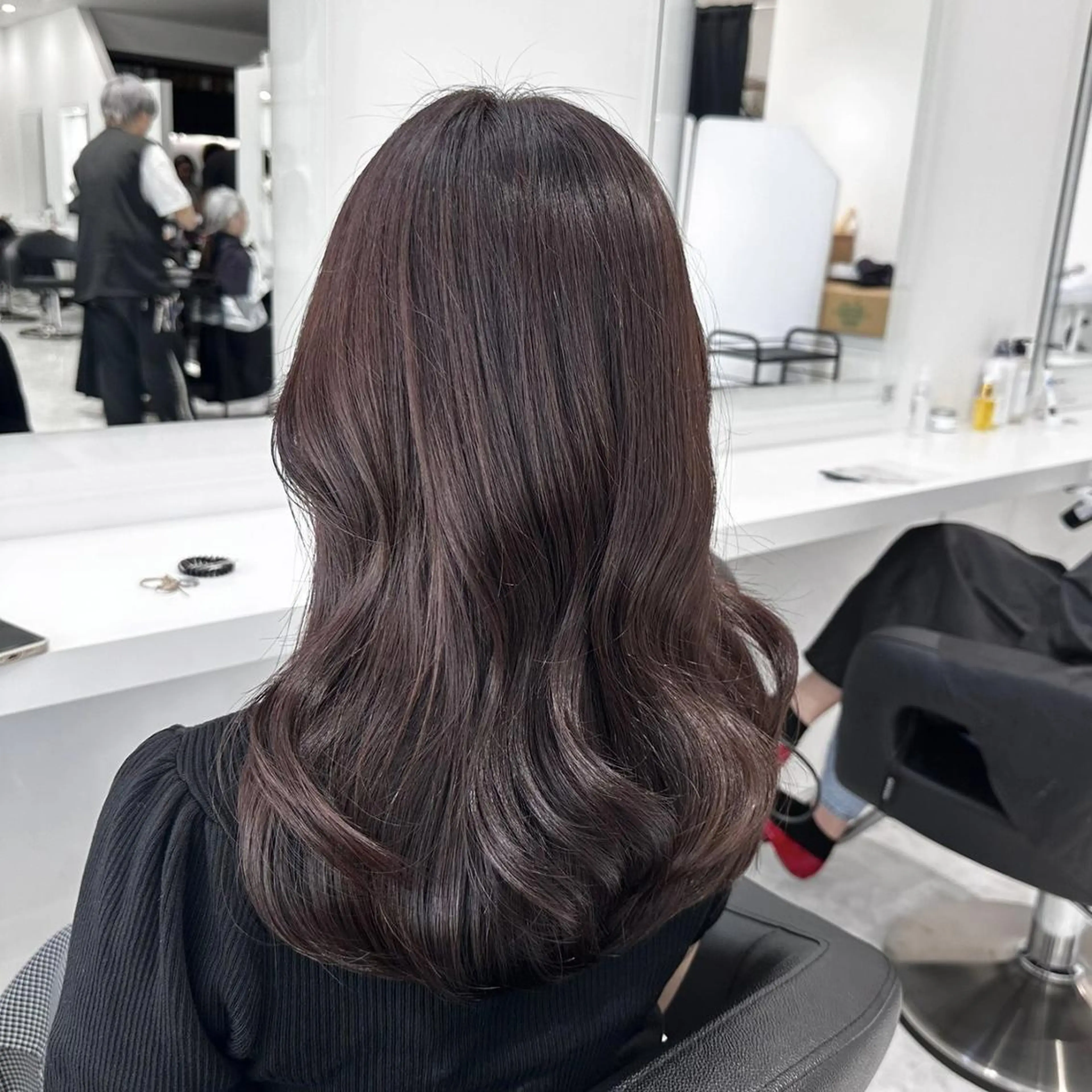 カラー 韓国風🇰🇷透け感 style🥀横浜のヘアスタイル