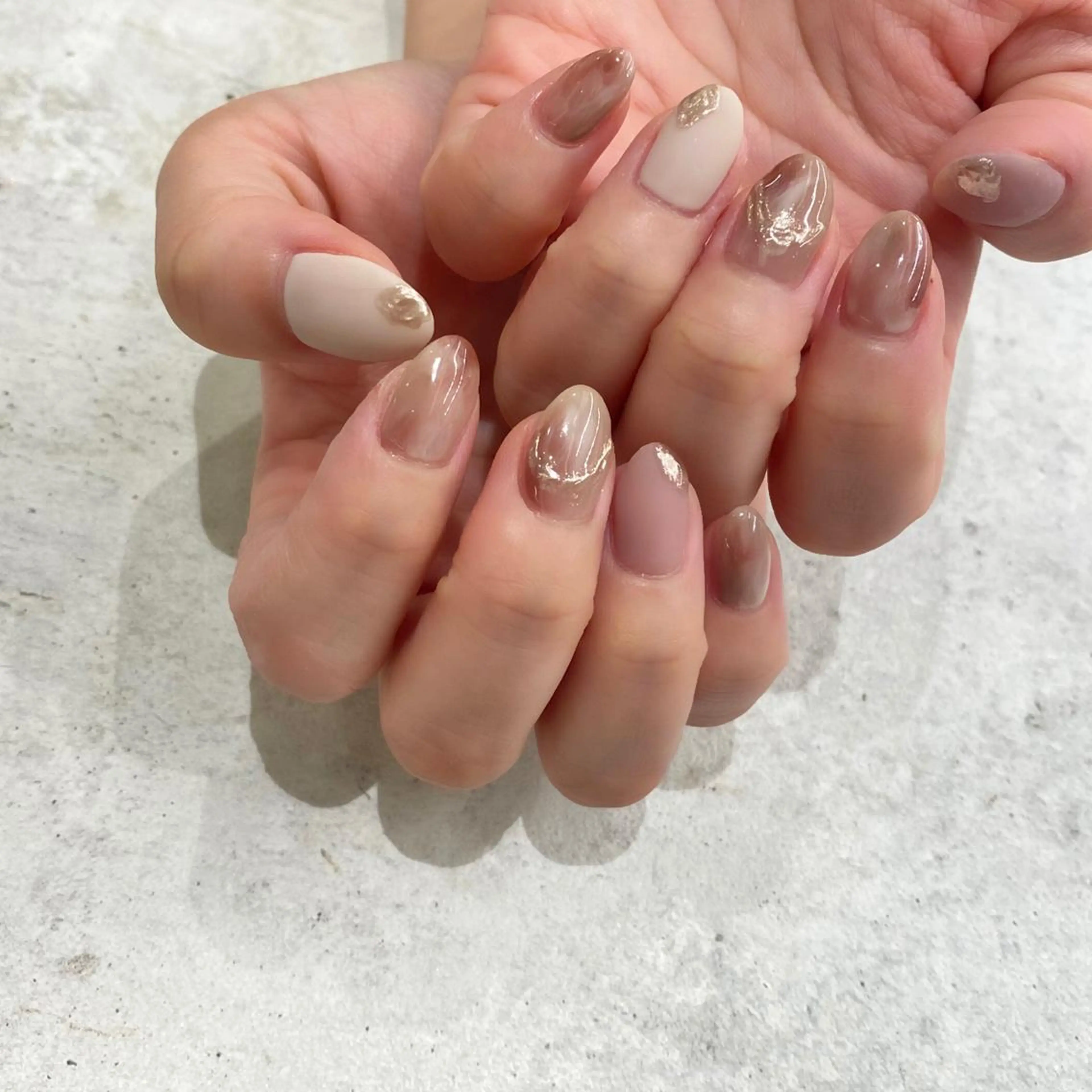 ネイル ハンドネイル Yuriko Omi パラジェル/渋谷のネイルデザイン