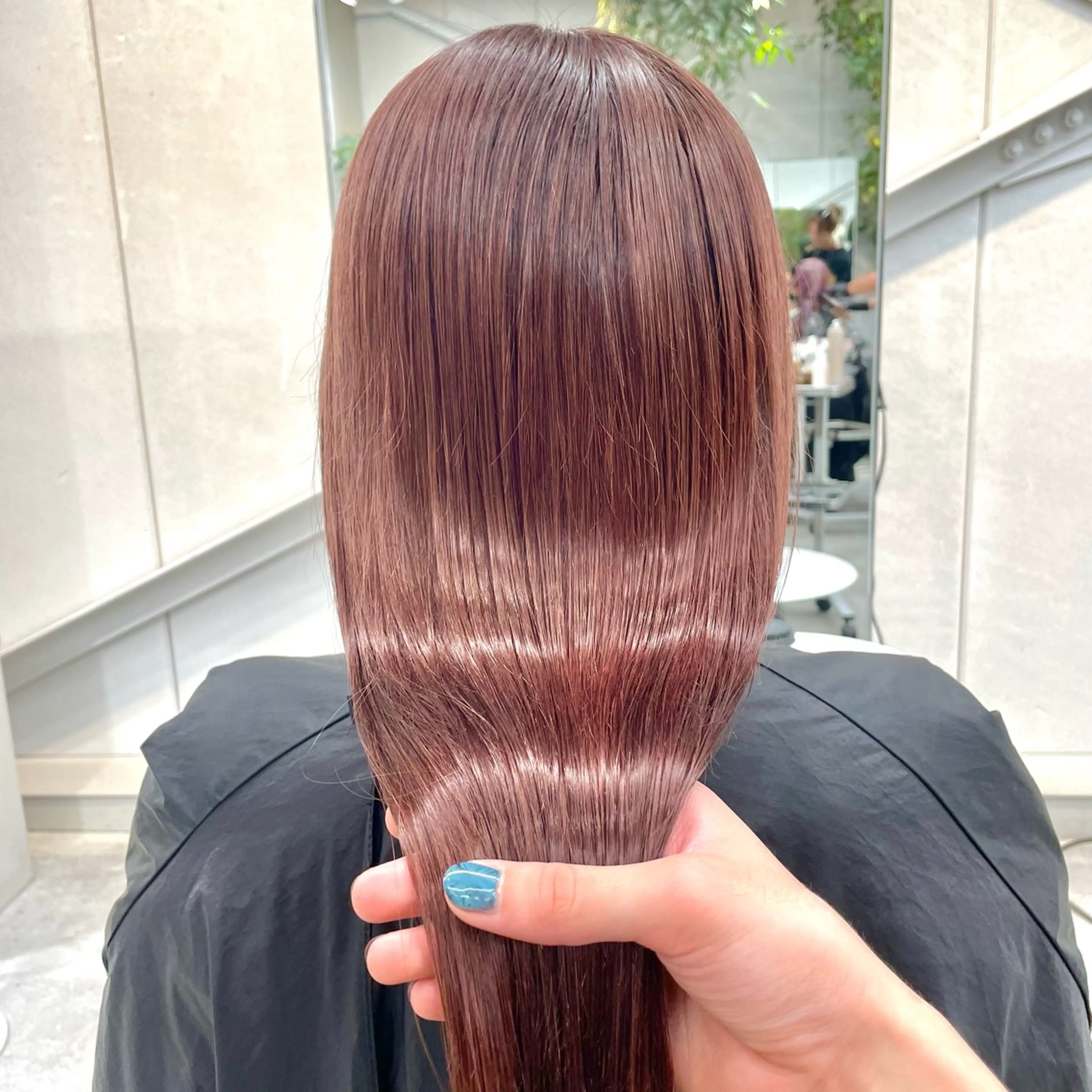 セミロング カラー ヘアアレンジ ブラウンカラー カシス トリートメント the path shogo🌻のヘアスタイル