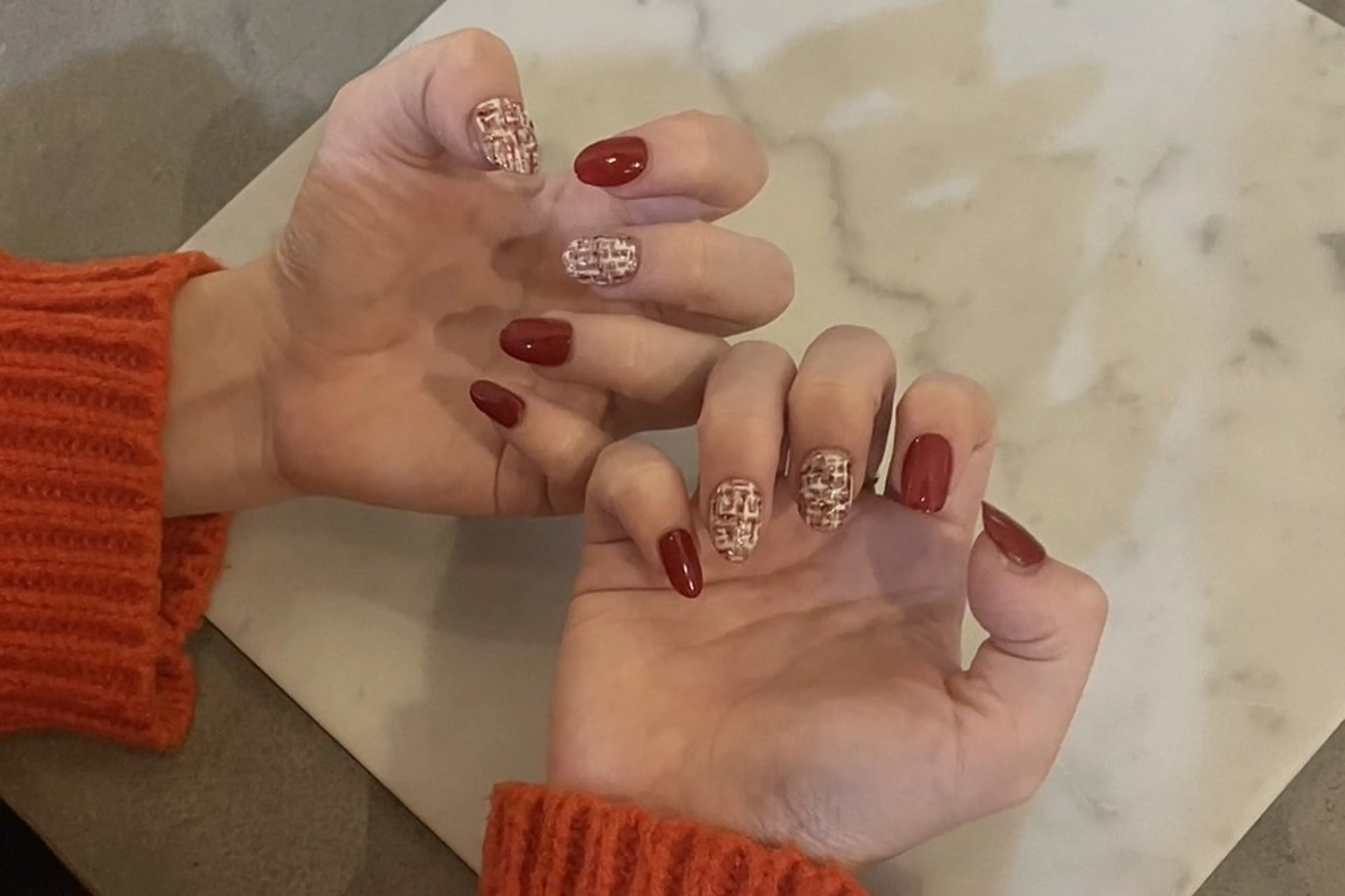 ネイル 赤色 ✨ameru✨ nailsalonのネイルデザイン