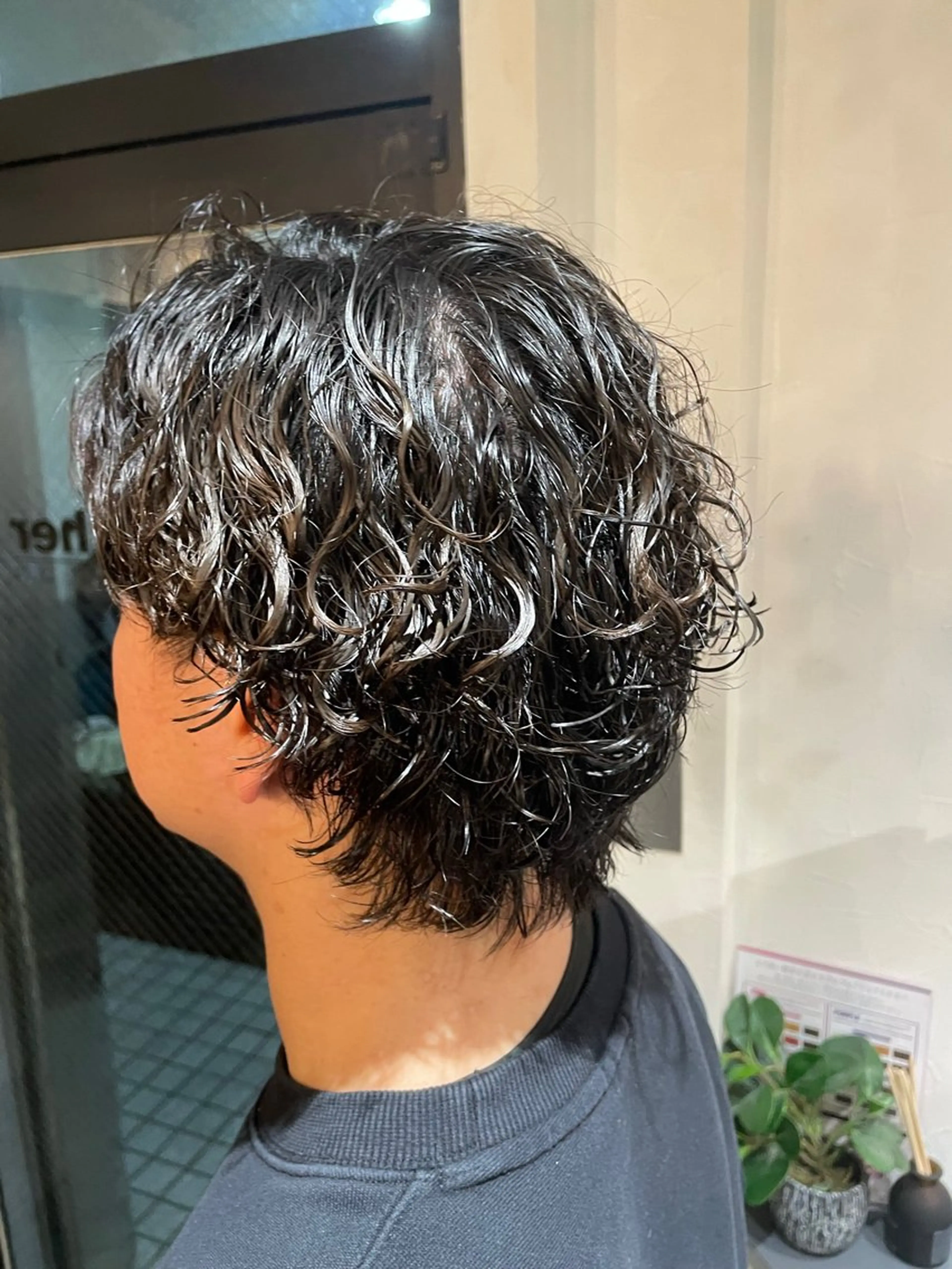 パーマ メンズ メンズヘア&眉毛整形 タナカフジのヘアスタイル