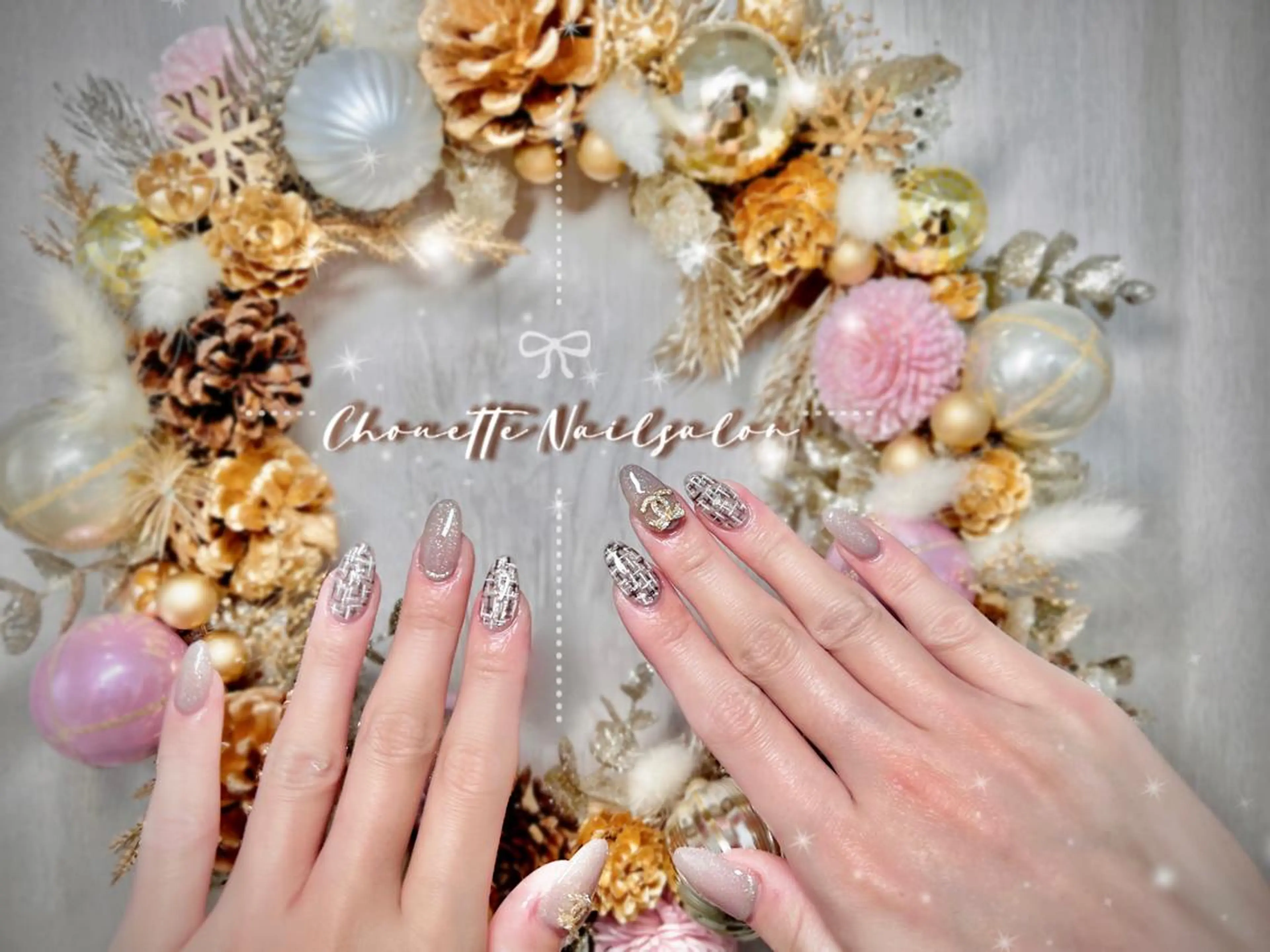 セミロング ハンドネイル Chouette Nailのネイルデザイン