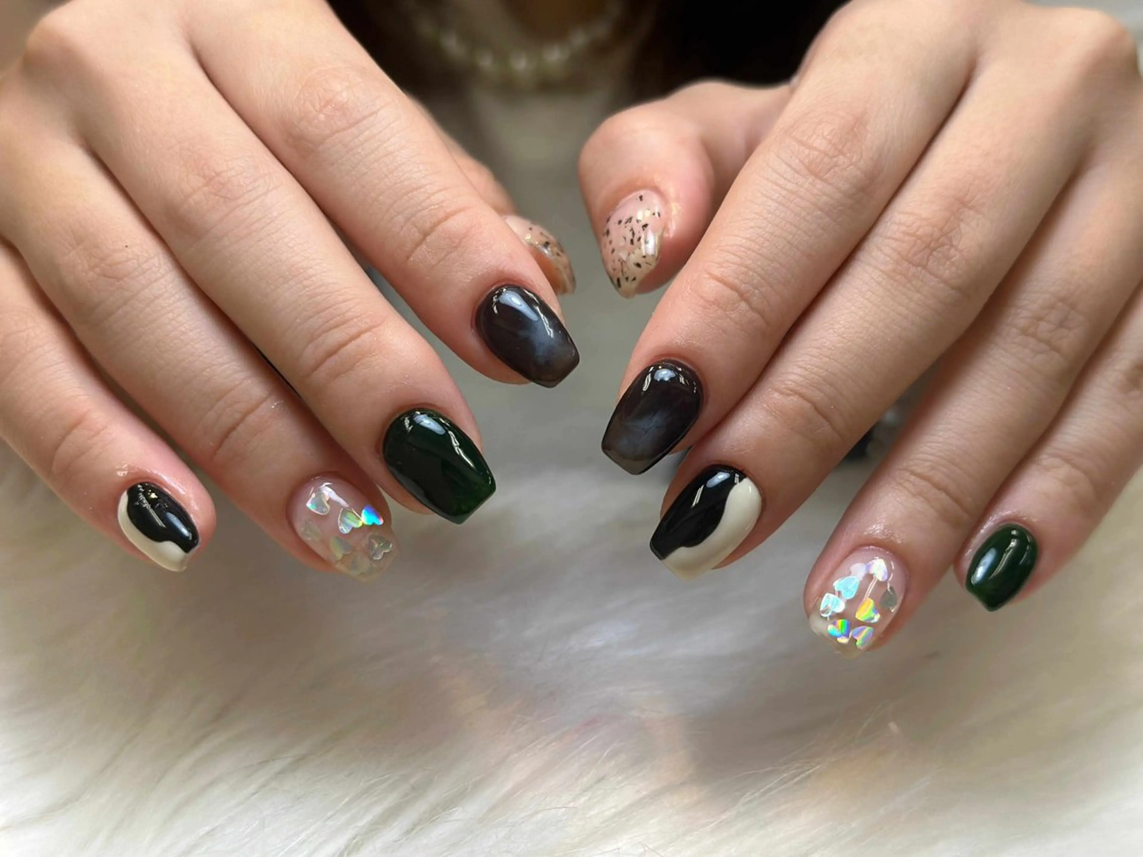ネイル アートネイル 成人式 ジェルネイル ニュアンスネイル 夏ネイル ハンドネイル Nie Nail Shinokuboのネイルデザイン