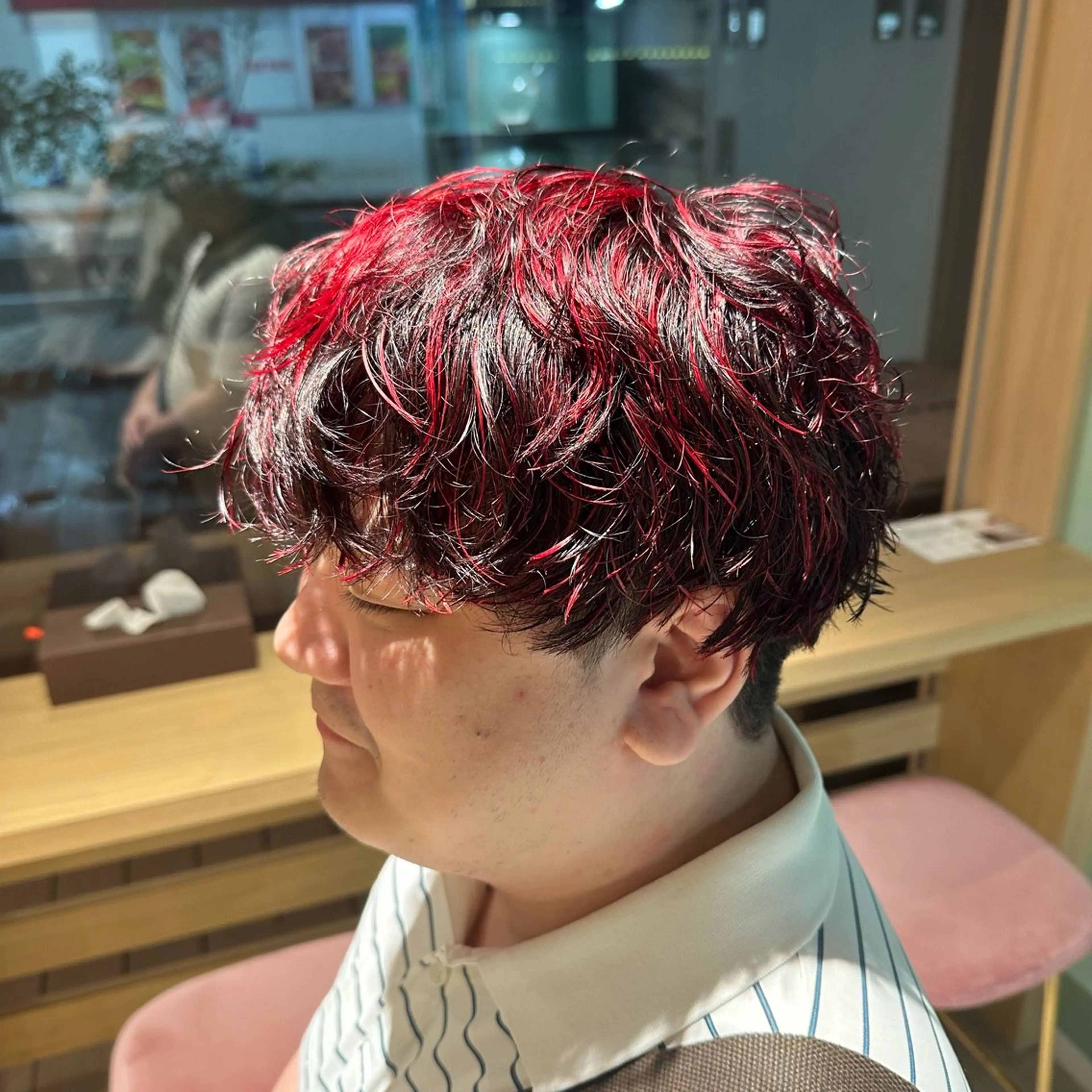 カラー メンズ LUCE鶴川所属・メンズ特化💫 エイヤのヘアスタイル