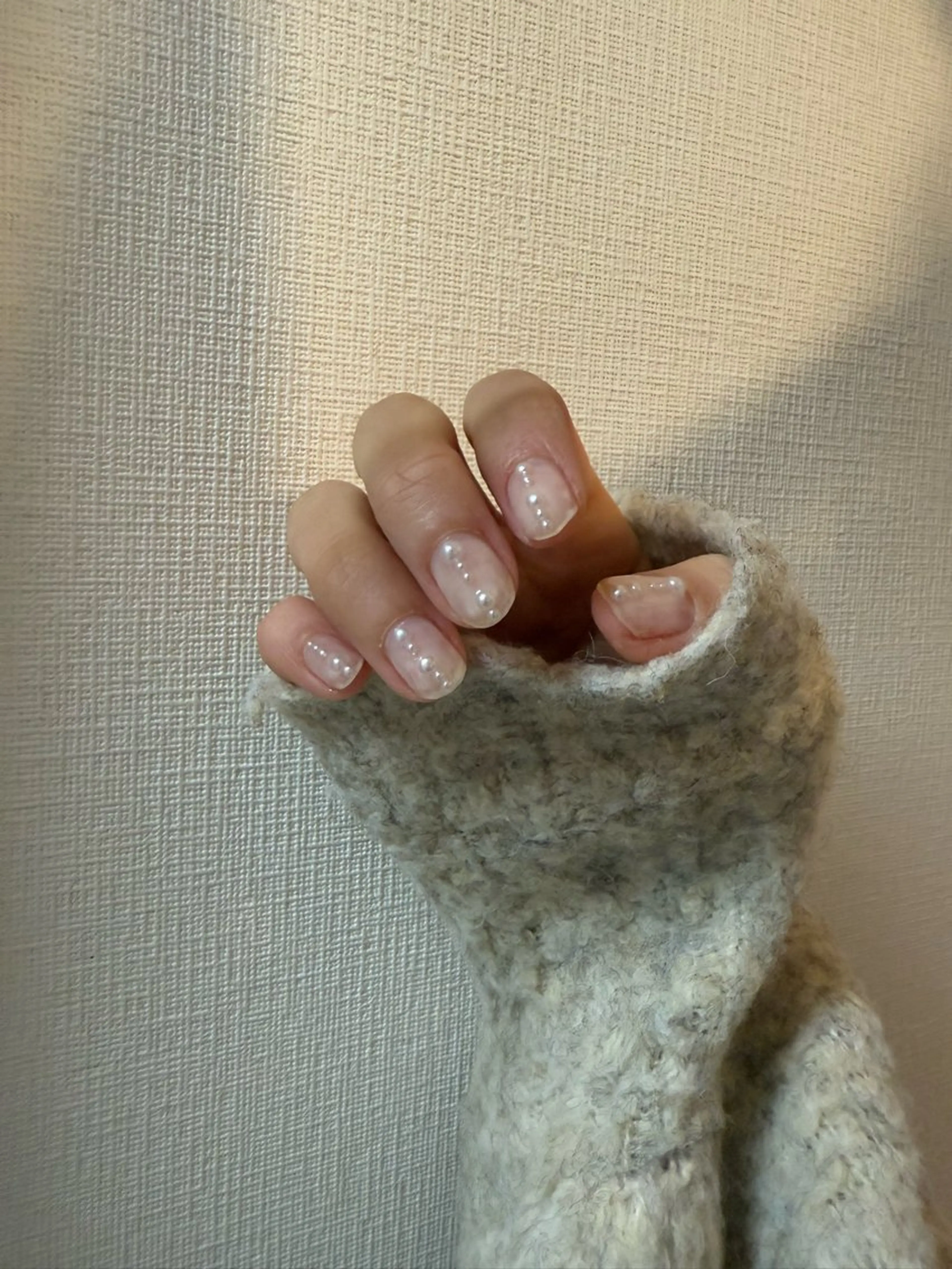 ネイル クリアネイル ハンドネイル デ・アイム「nail salon MIMIPARUN」所属・ナリス化粧品 MIMIPARUNのネイルデザイン
