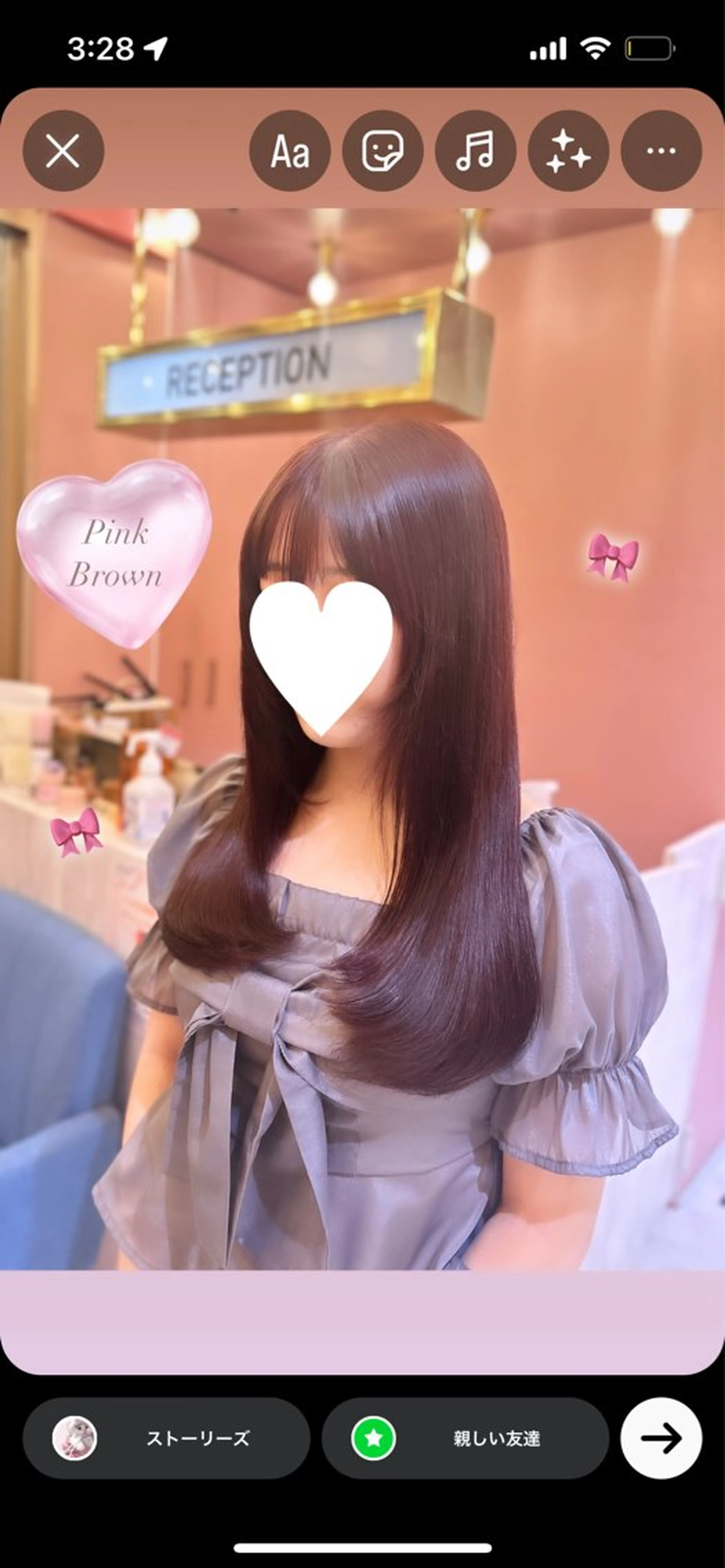 ロング カラー ピンクカラー 顔周りカット fish所属・横浜ショートカット♡ shiira👼🏻のヘアスタイル