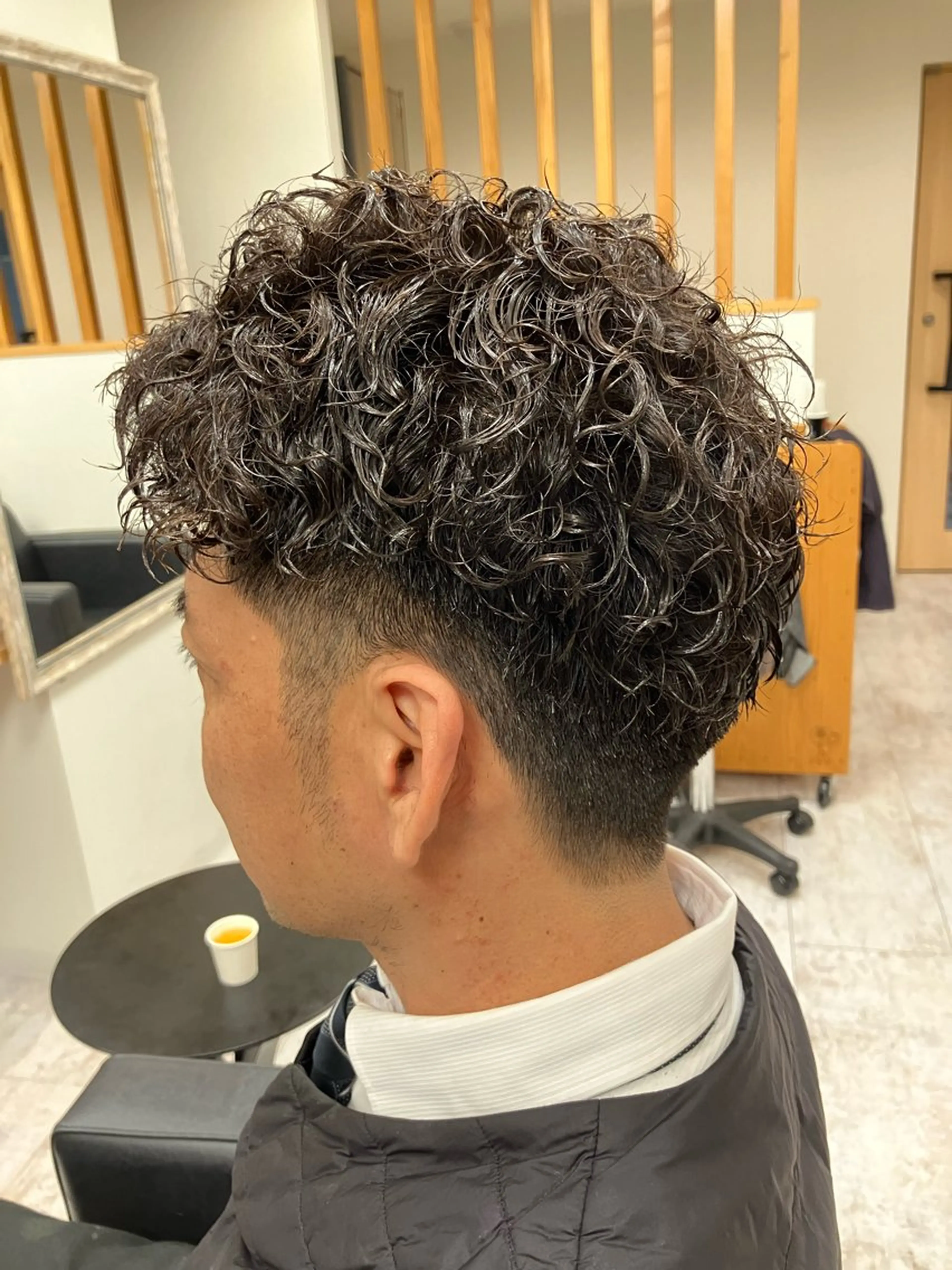 パーマ メンズ カット パーマ メンズ特化/パーマ/ フェードWATARUのヘアスタイル