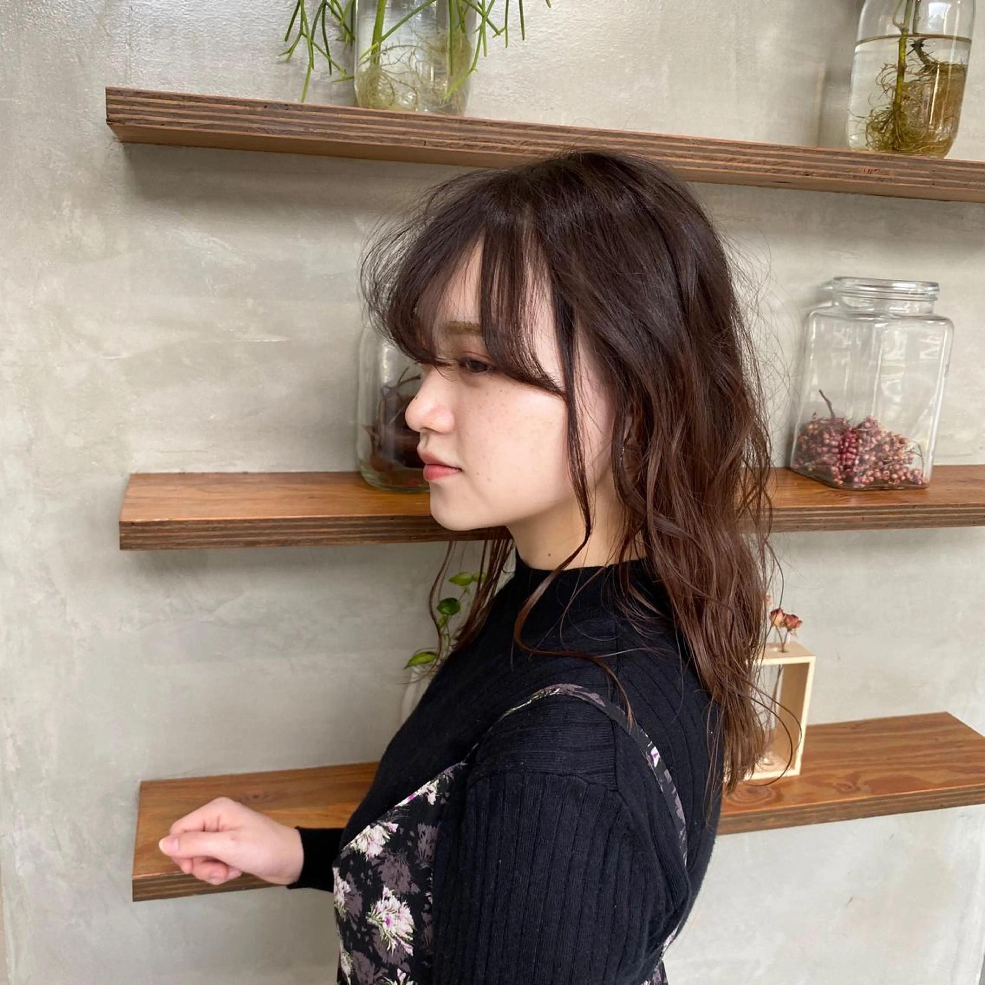 ミディアム カラー nex the salon coall所属・【美髪矯正特化】 ズケヤマのヘアスタイル