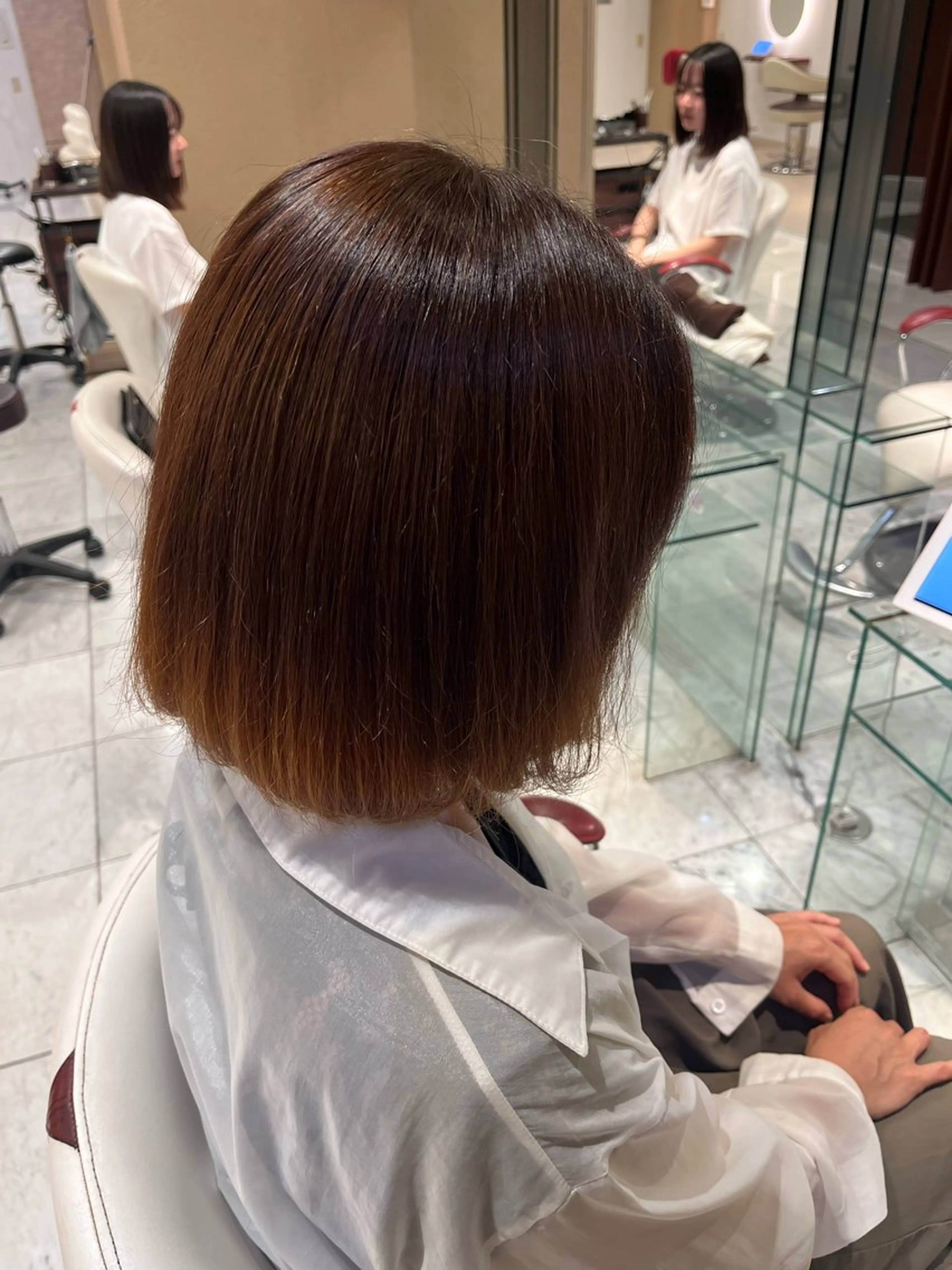 ミディアム ✨️ヘアカラー ✨️【モデル募集中】のヘアスタイル
