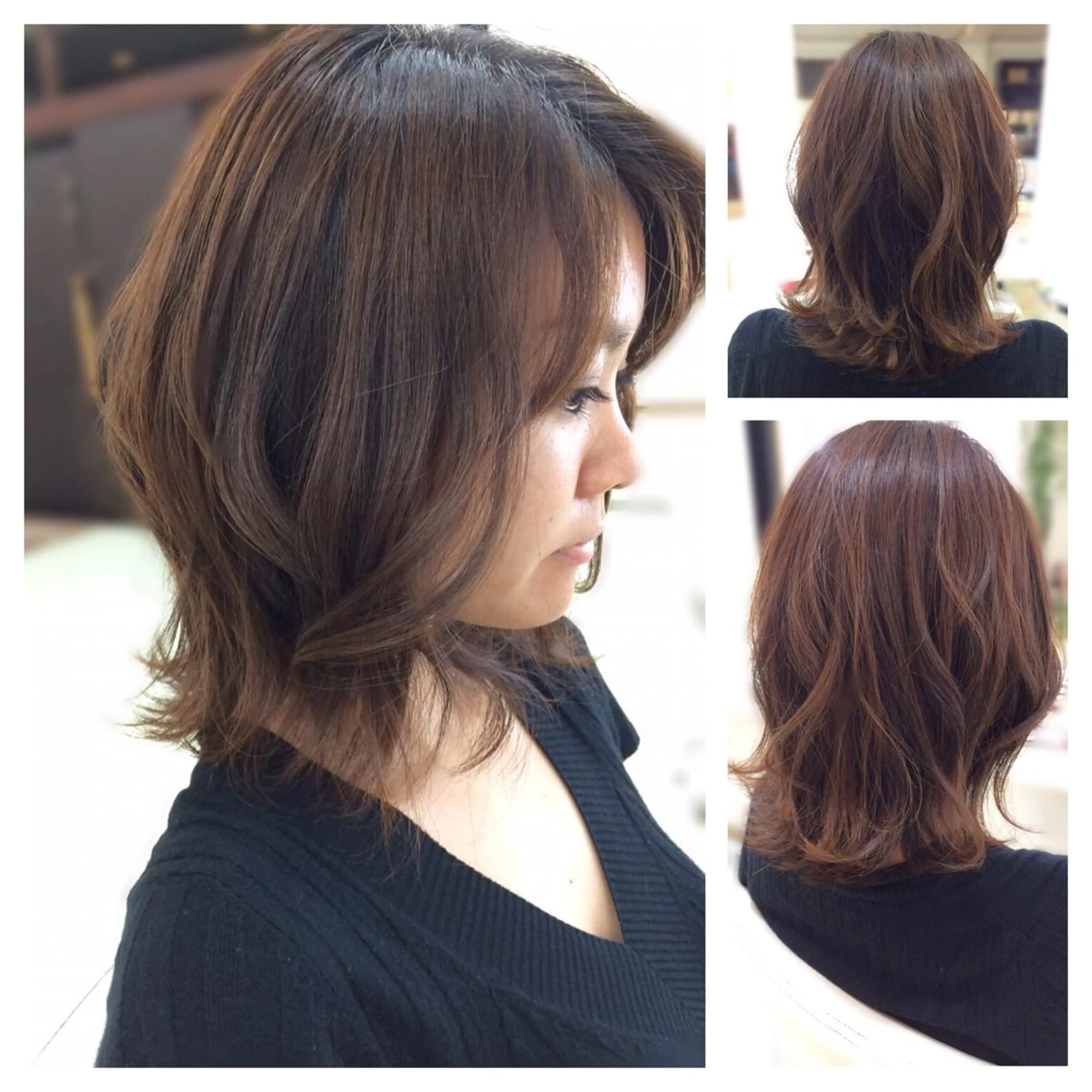 ミディアム Hair VERDEのヘアスタイル
