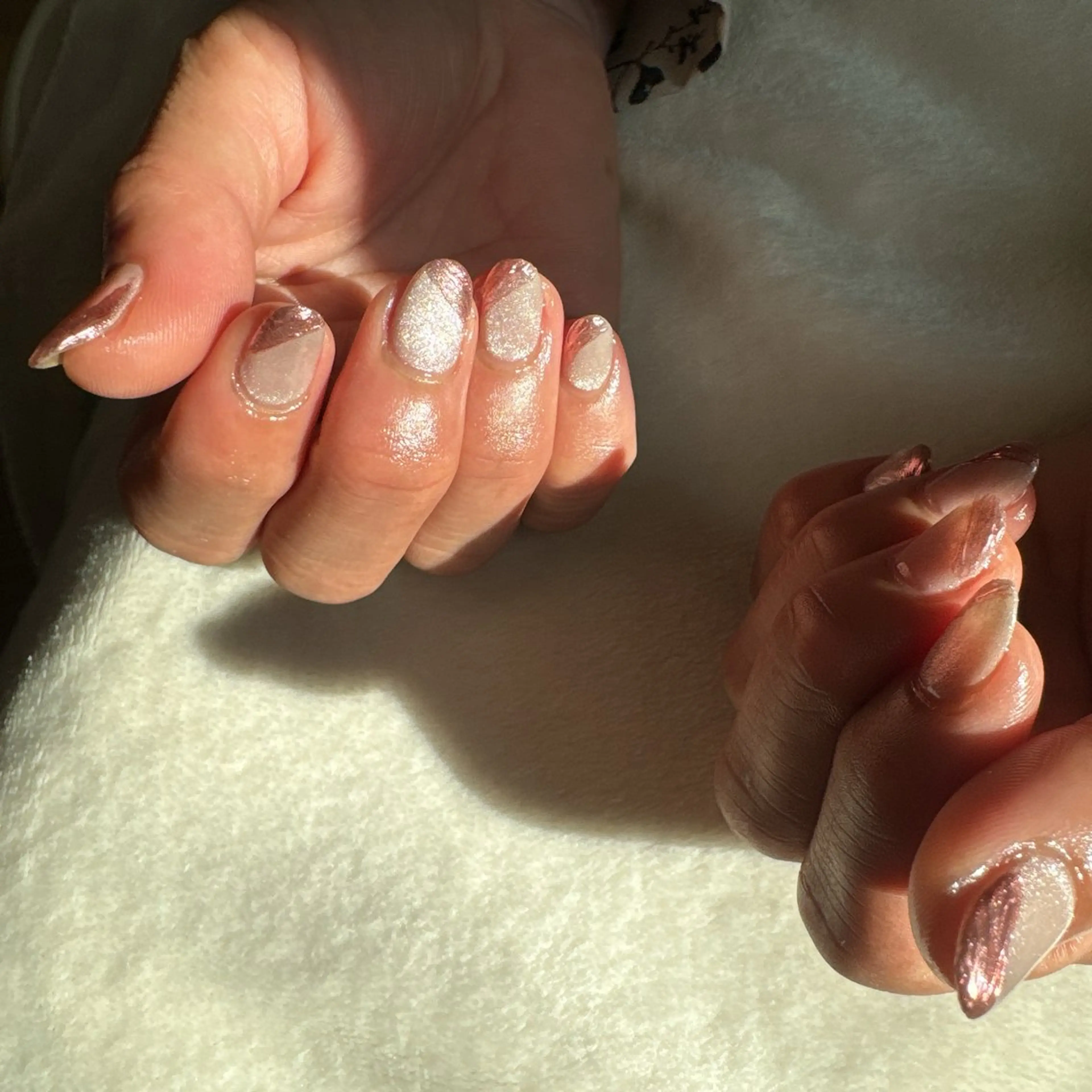 ネイル マグネットネイル ミラーネイル ハンドネイル N.plus NaiLのネイルデザイン