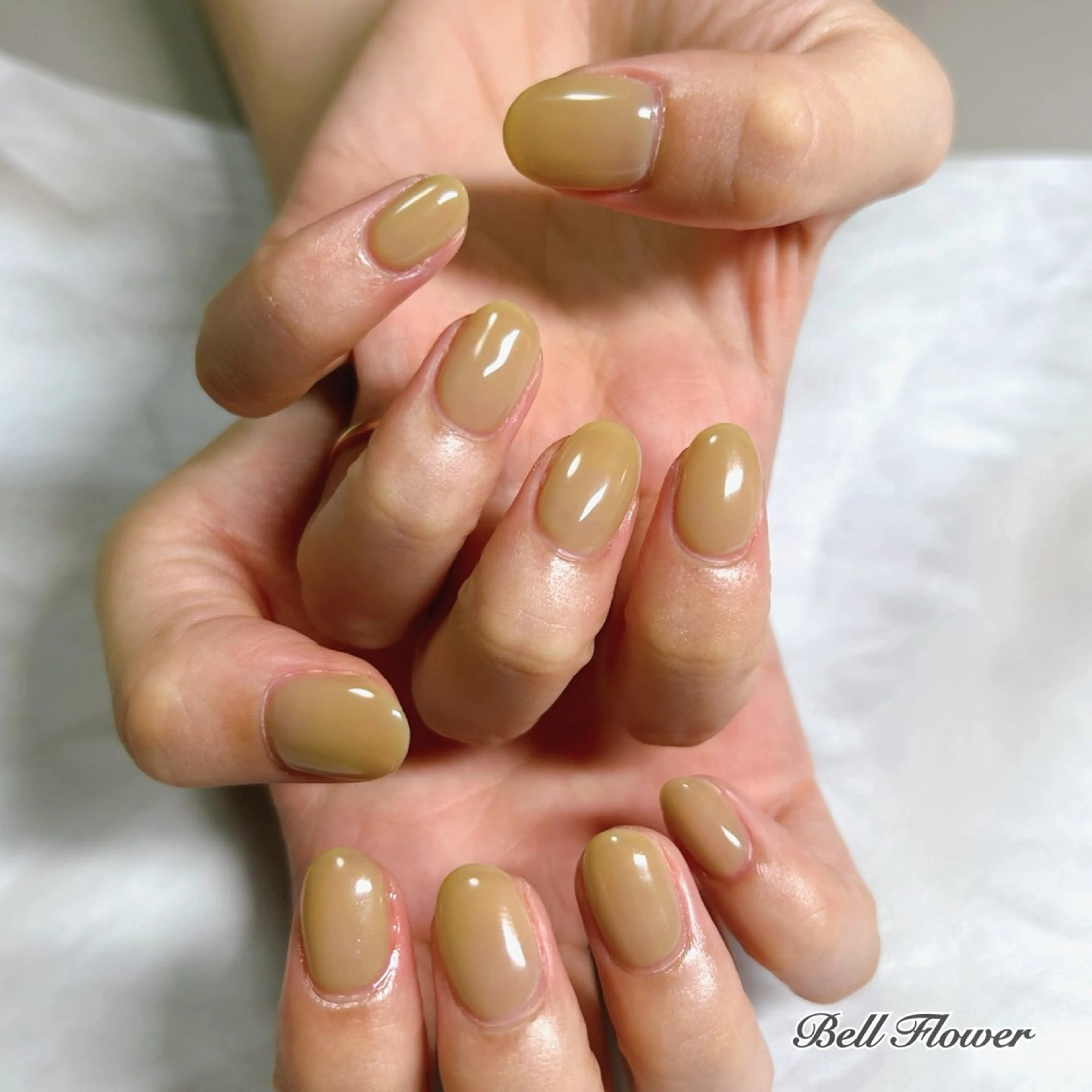 ネイル ハンドネイル Bell Flowerのネイルデザイン