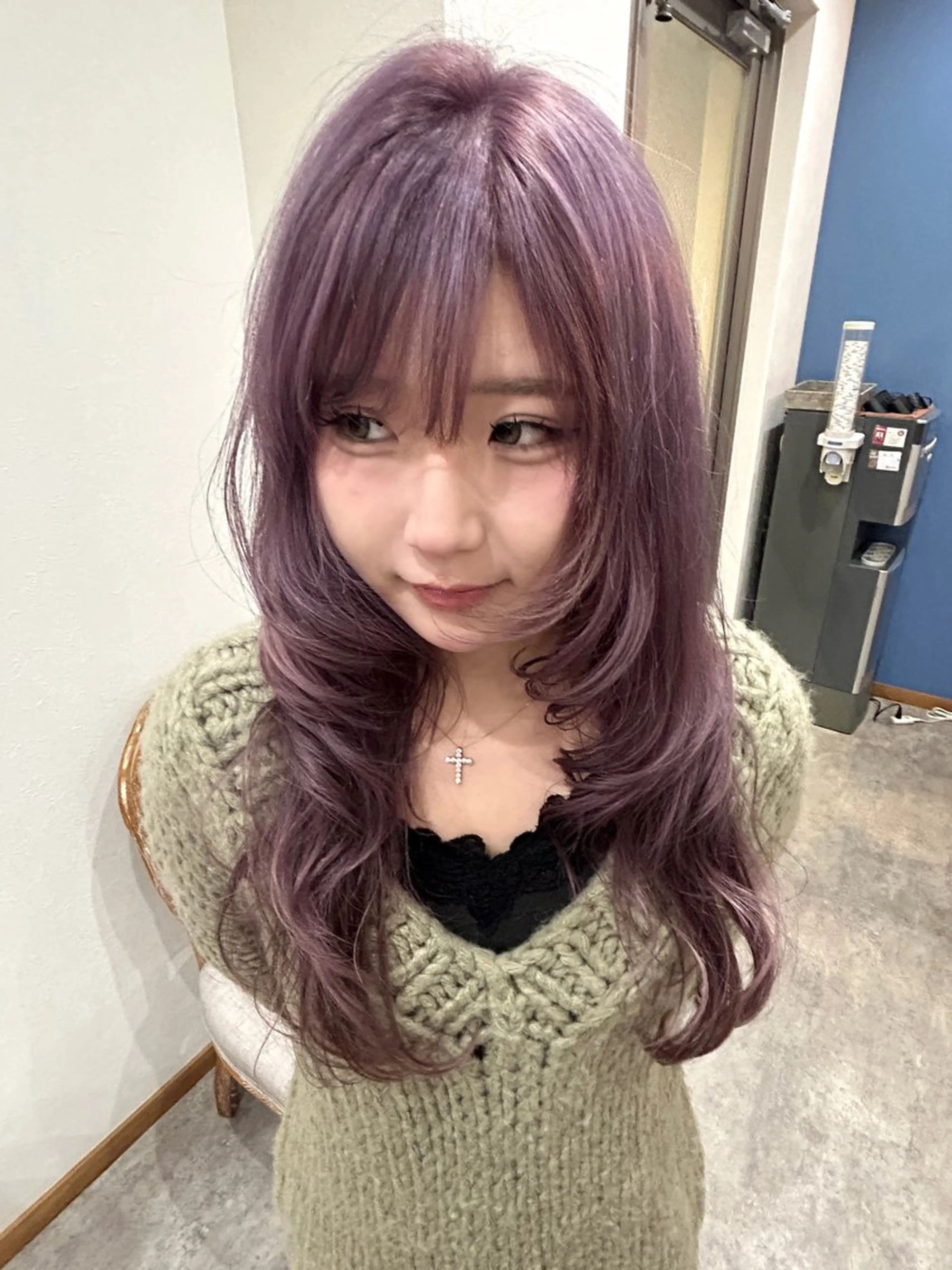 ロング カラー ヘアカラー ルシア東三国店所属・akane 東三国のヘアスタイル