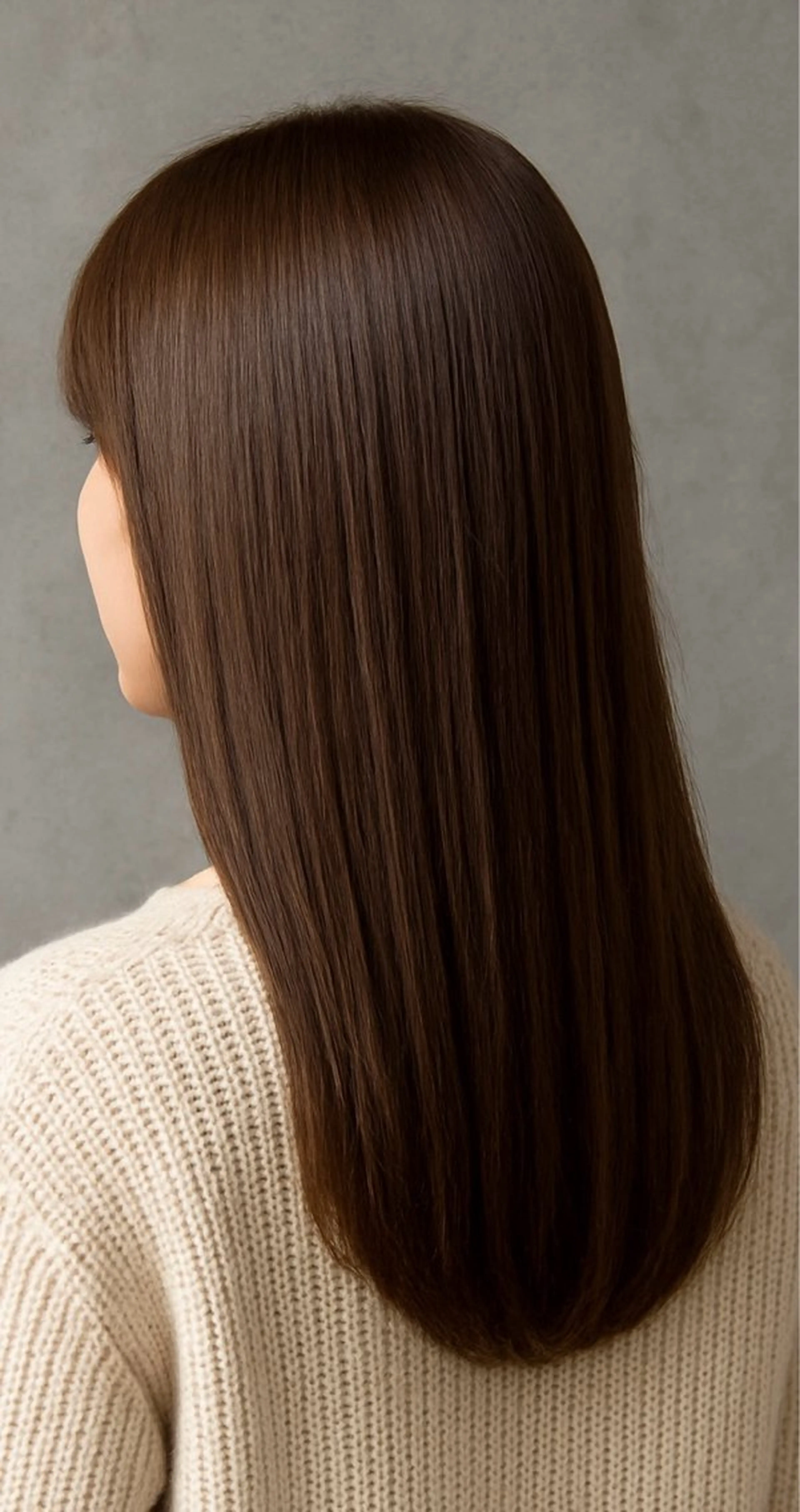 セミロング カット ヘアカラー トリートメント 頭浸浴×似合わせ HolyGrailのヘアスタイル