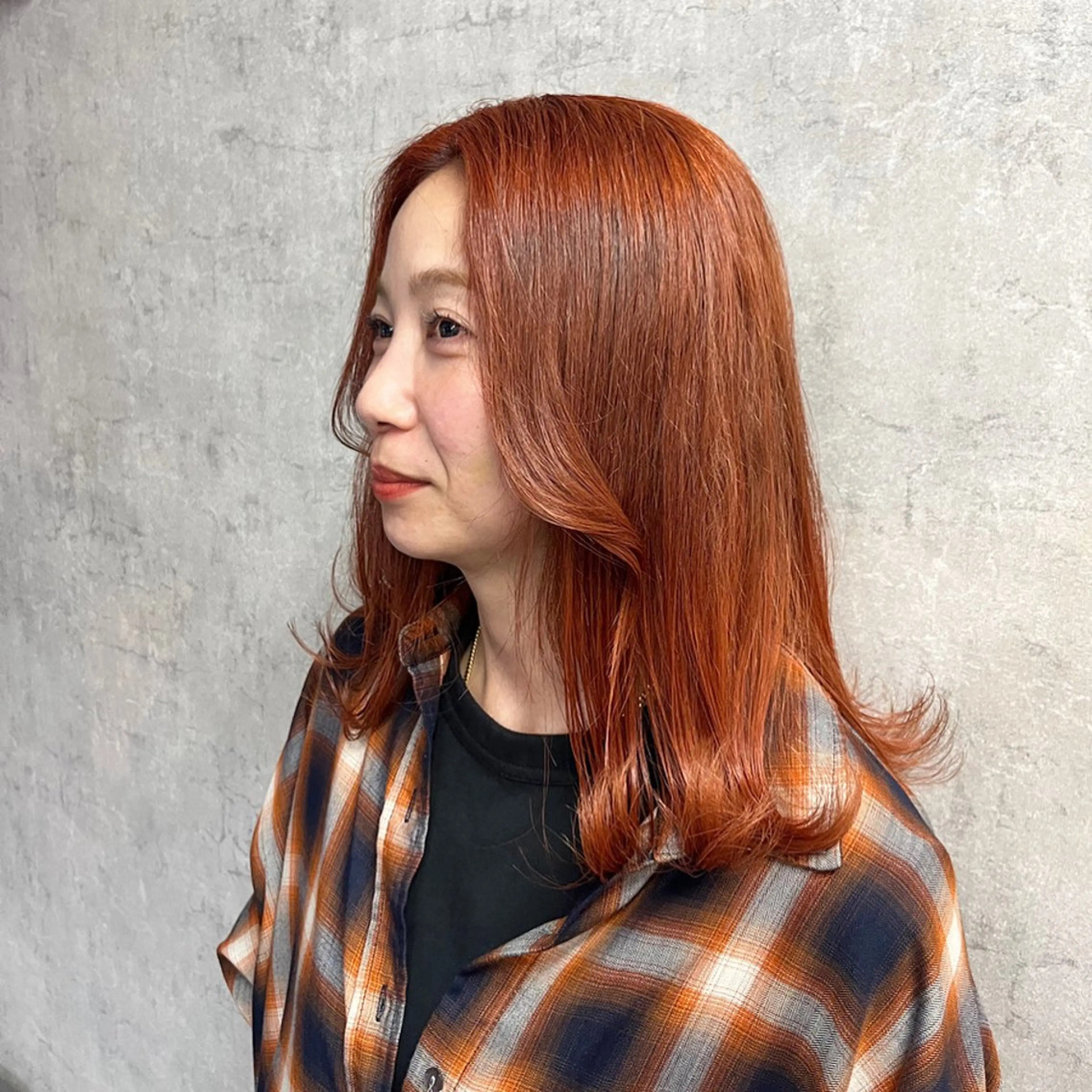 セミロング ヘアカラー ジェリカヘア所属・喜多 佐和のヘアスタイル