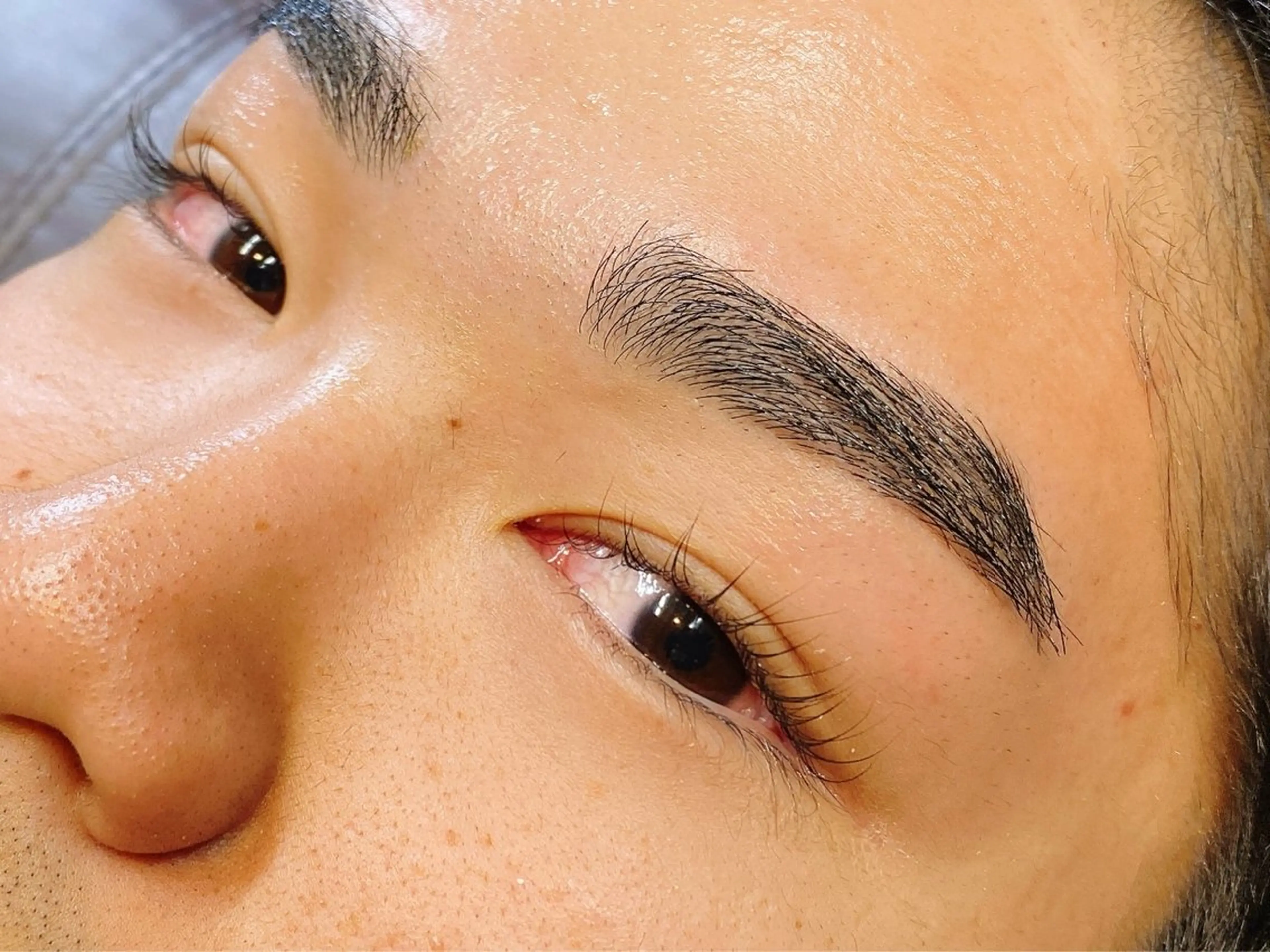 メンズ マツエク・マツパ メンズパーマ 一重×まつ毛パーマ Eye Salon RiRe新小岩店所属・まつ毛パーマ専門& men's眉⭐︎aiの眉毛・アイブロウイメージ
