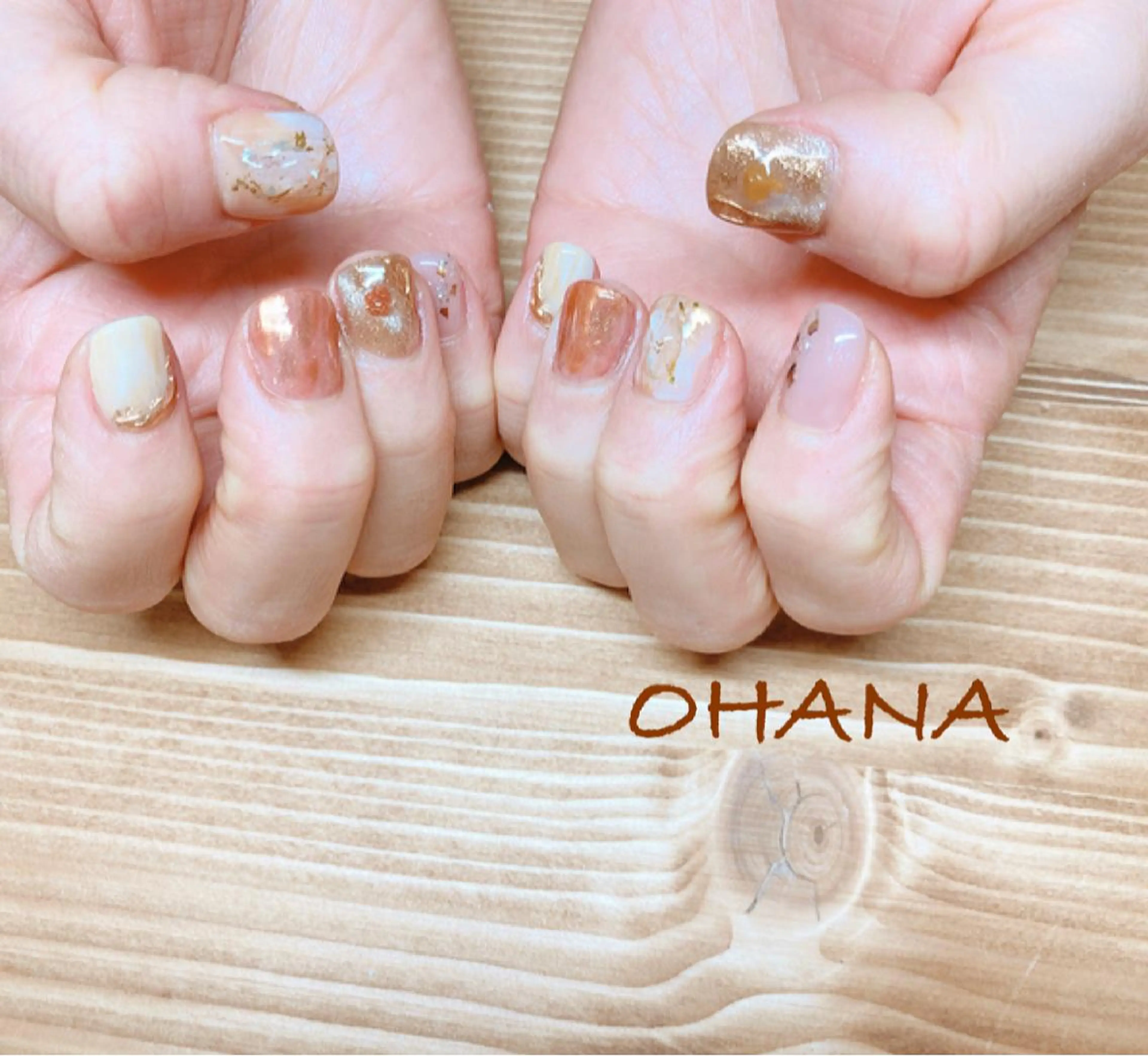 ネイル 成人式 長さ出し フットネイル ハート ミラーネイル nailroom  OHANA所属・nailroom OHANA🌴のネイルデザイン