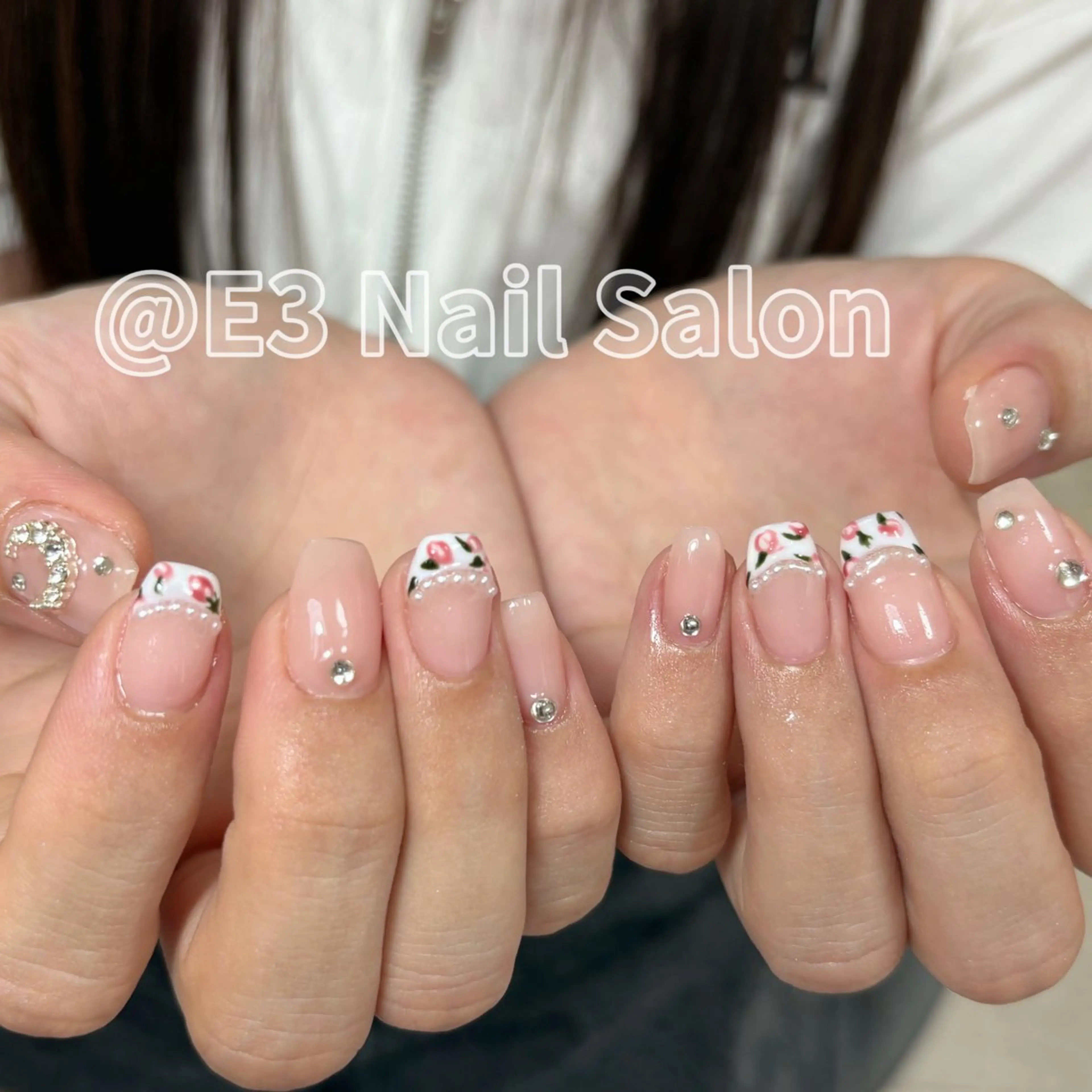 ネイル 持ち込み ハンドネイル E3 Nail Salon所属・山口 奈々のネイルデザイン