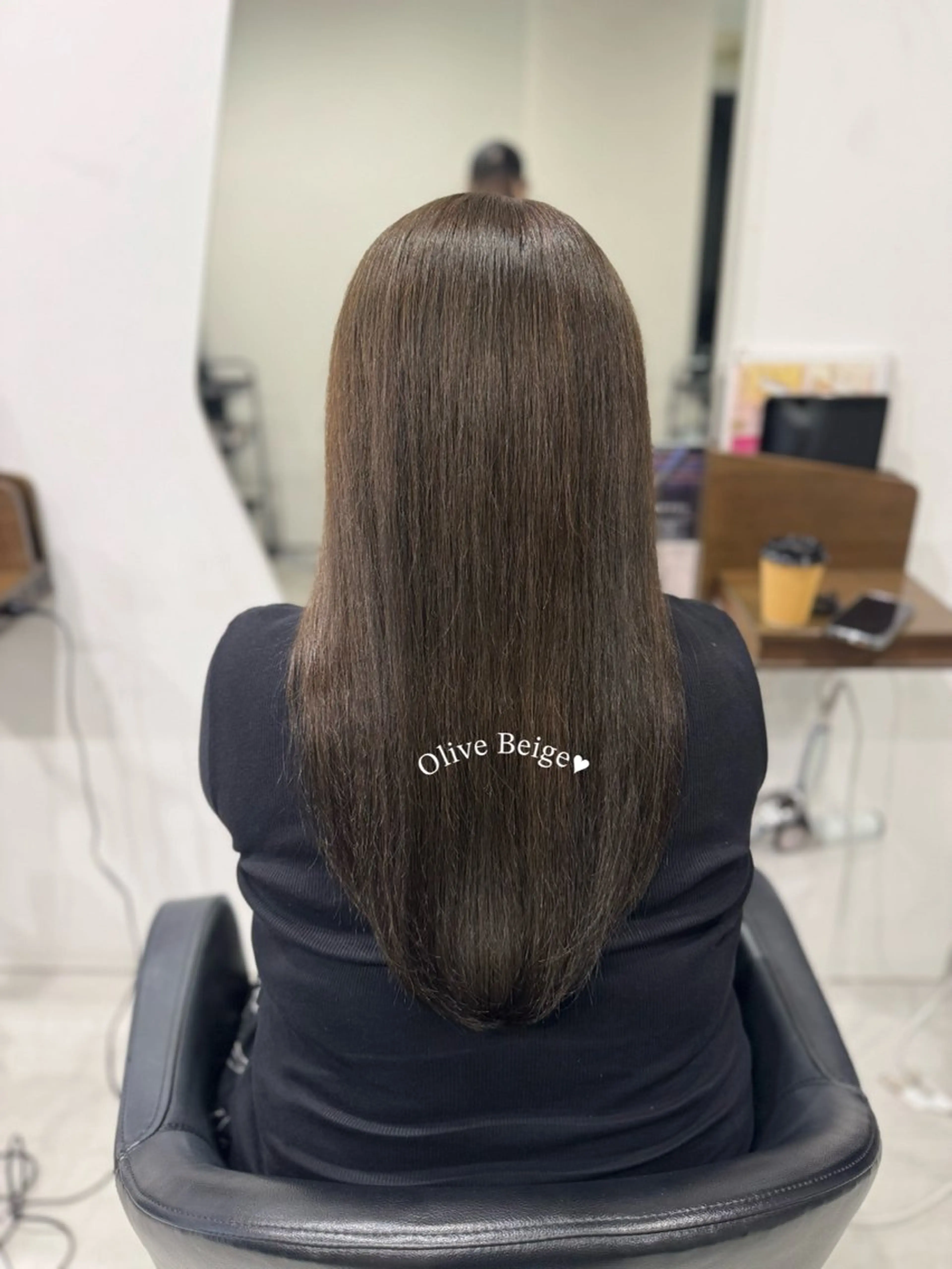 ロング カラー ヘアカラー トリートメント 🤍うる艶カラー🤍 たむら みなみ 銀座のヘアスタイル