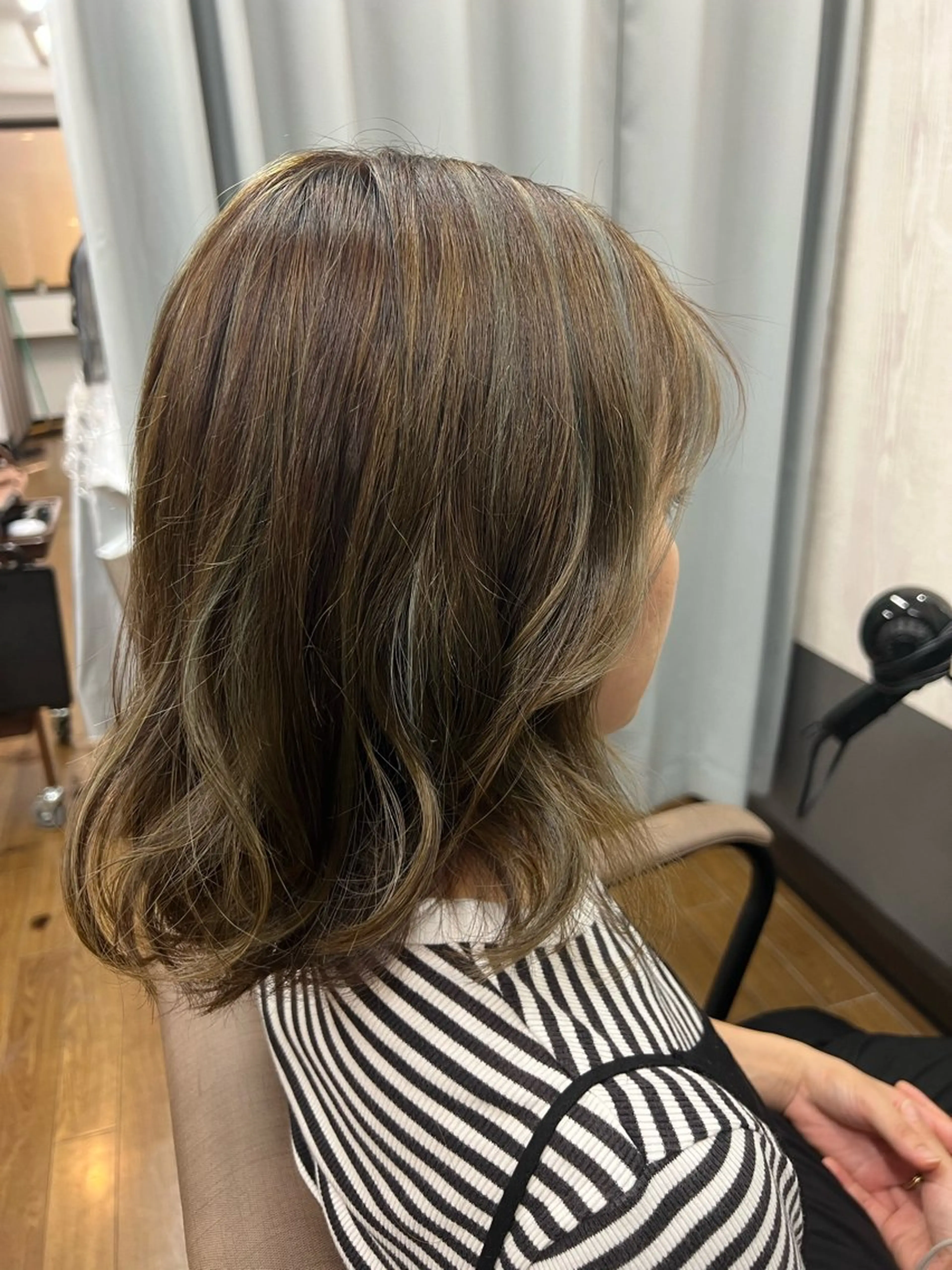 ミディアム カラー カット ヘアカラー TELA HAIR 幕張本郷所属・TELA HAIR 幕張本郷店　千尋のヘアスタイル