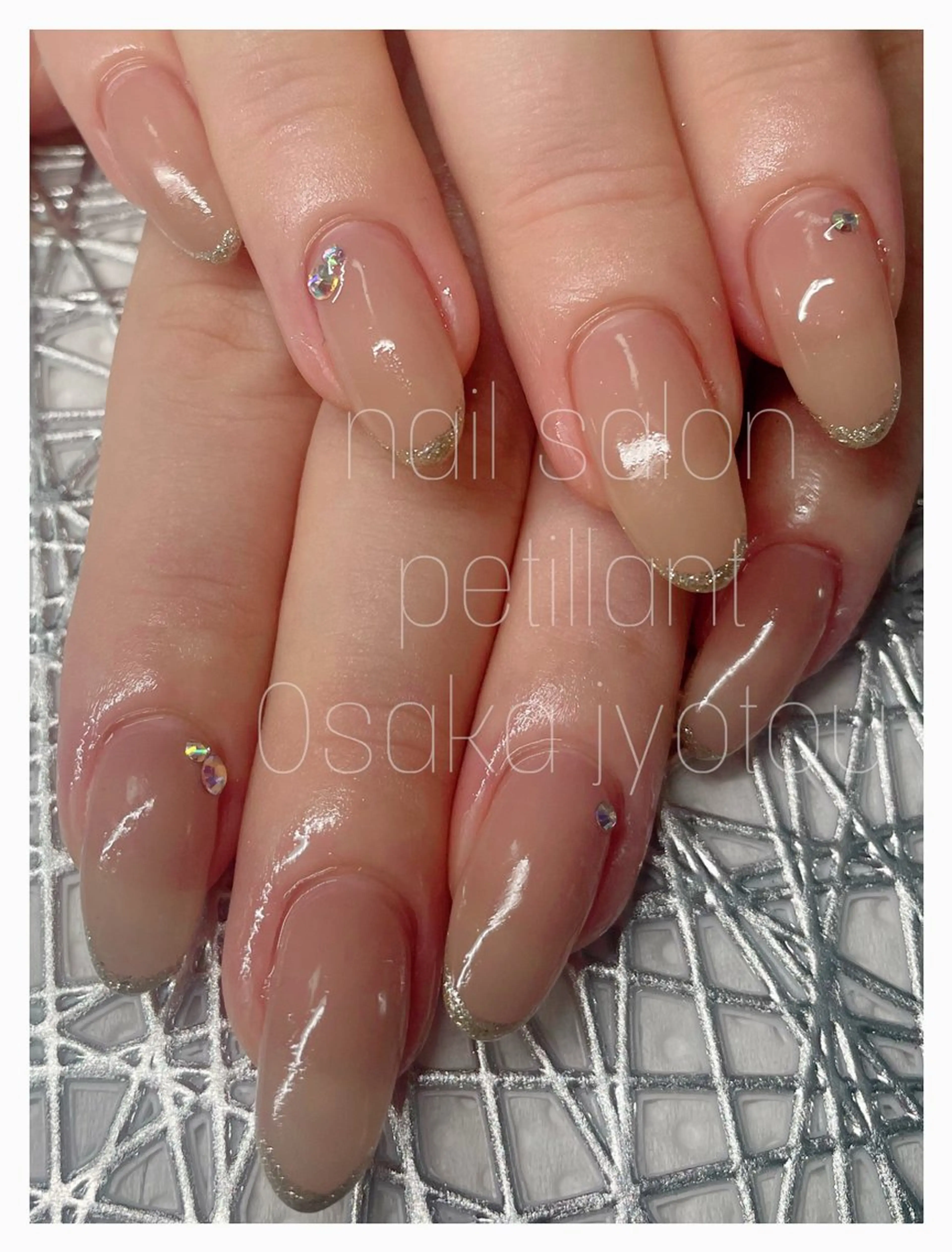 ネイル ラメ(グリッター) petillant所属・nail salon petillantのネイルデザイン