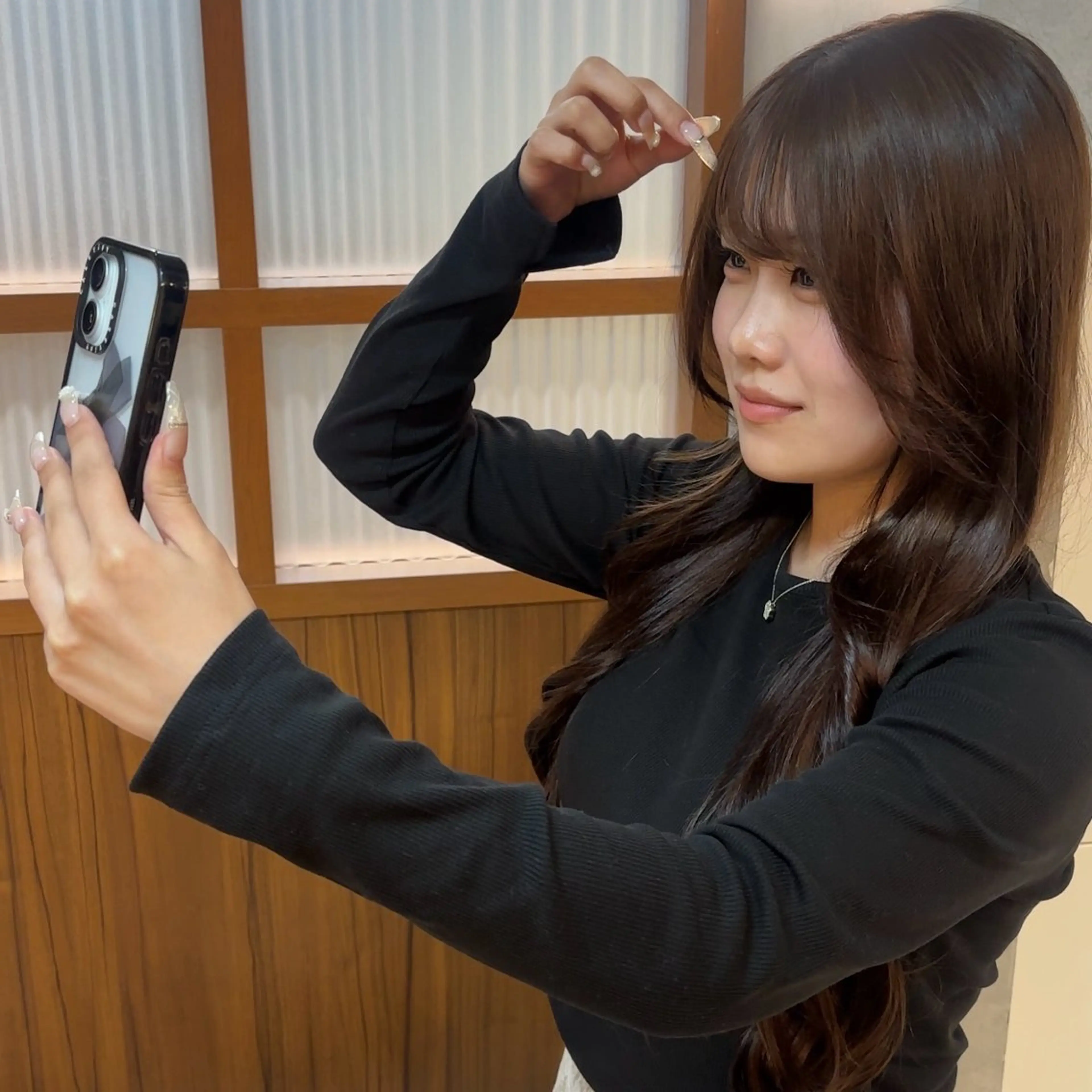 ロング カラー ヘアアレンジ ヘアカラー 山口 摩七斗のヘアスタイル