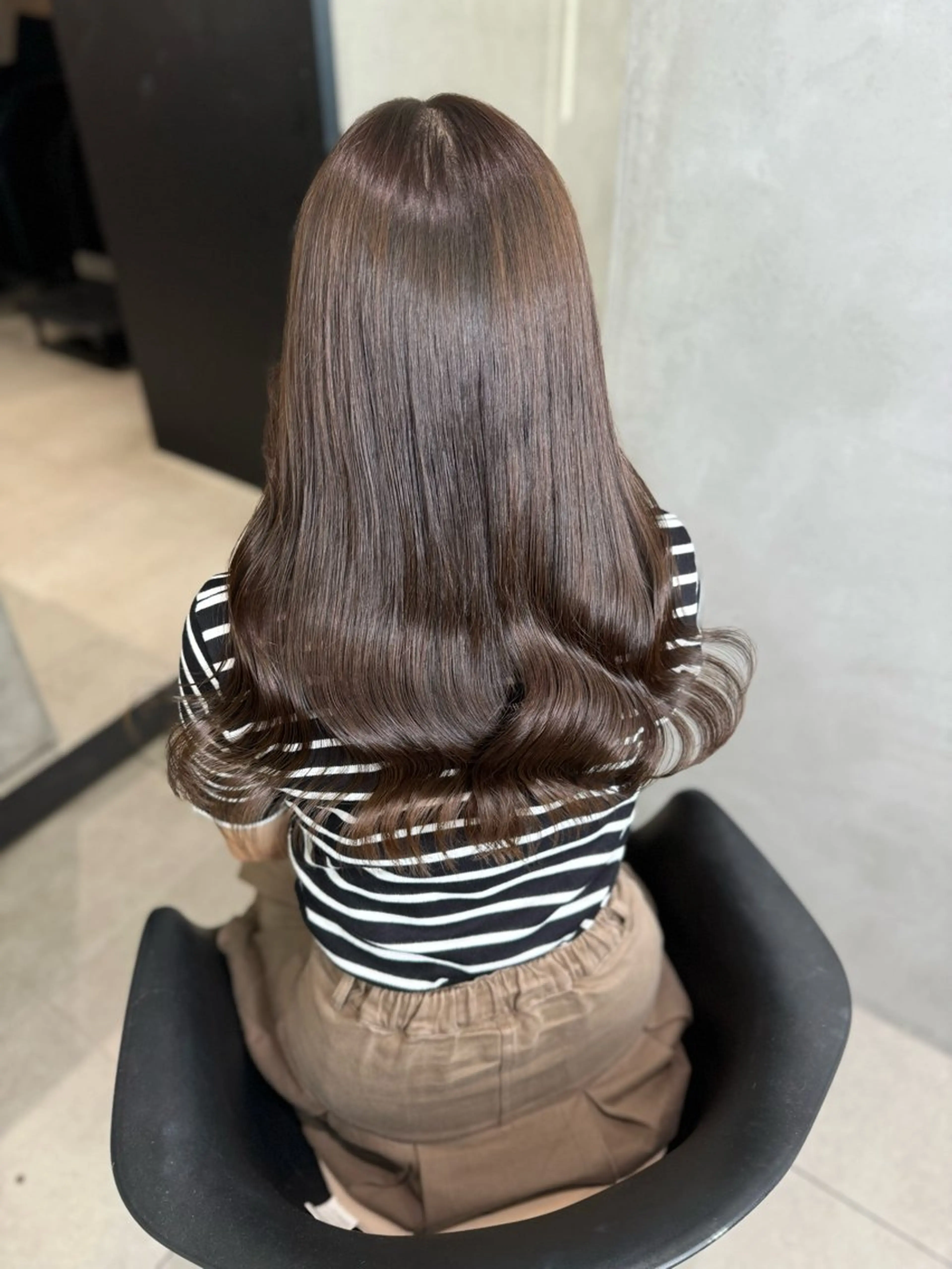 ロング カラー ブラウンカラー ナチュラルブラウン ヘアカラー 大阪 梅田/ ハイトーン/エクステのヘアスタイル