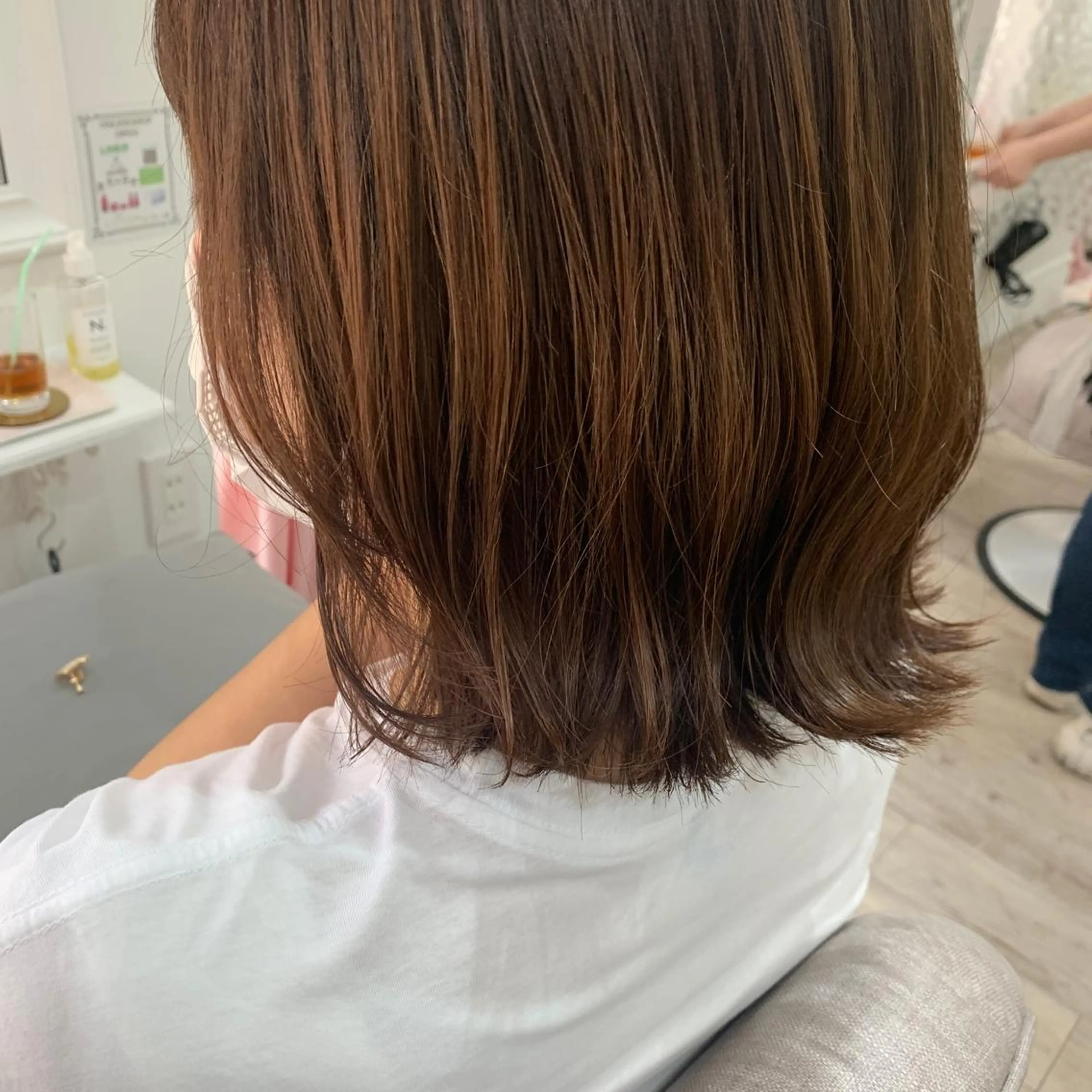 ミディアム カラー カット ヘアカラー HARUKA韓国ヘア /Luana梅田のヘアスタイル