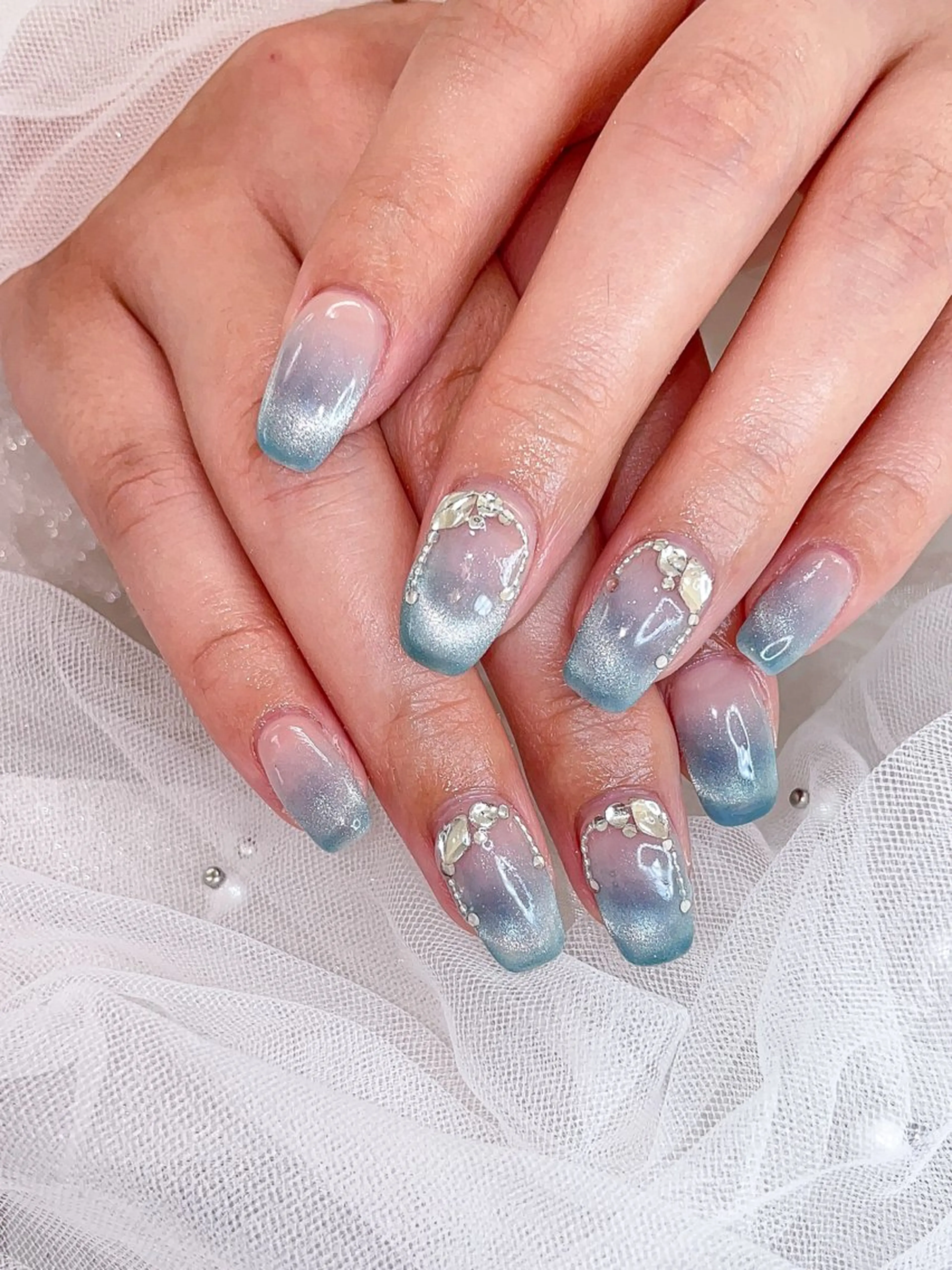 ネイル マグネットネイル ハンドネイル MiMi NAIL TOKYO所属・五十嵐 美智のネイルデザイン