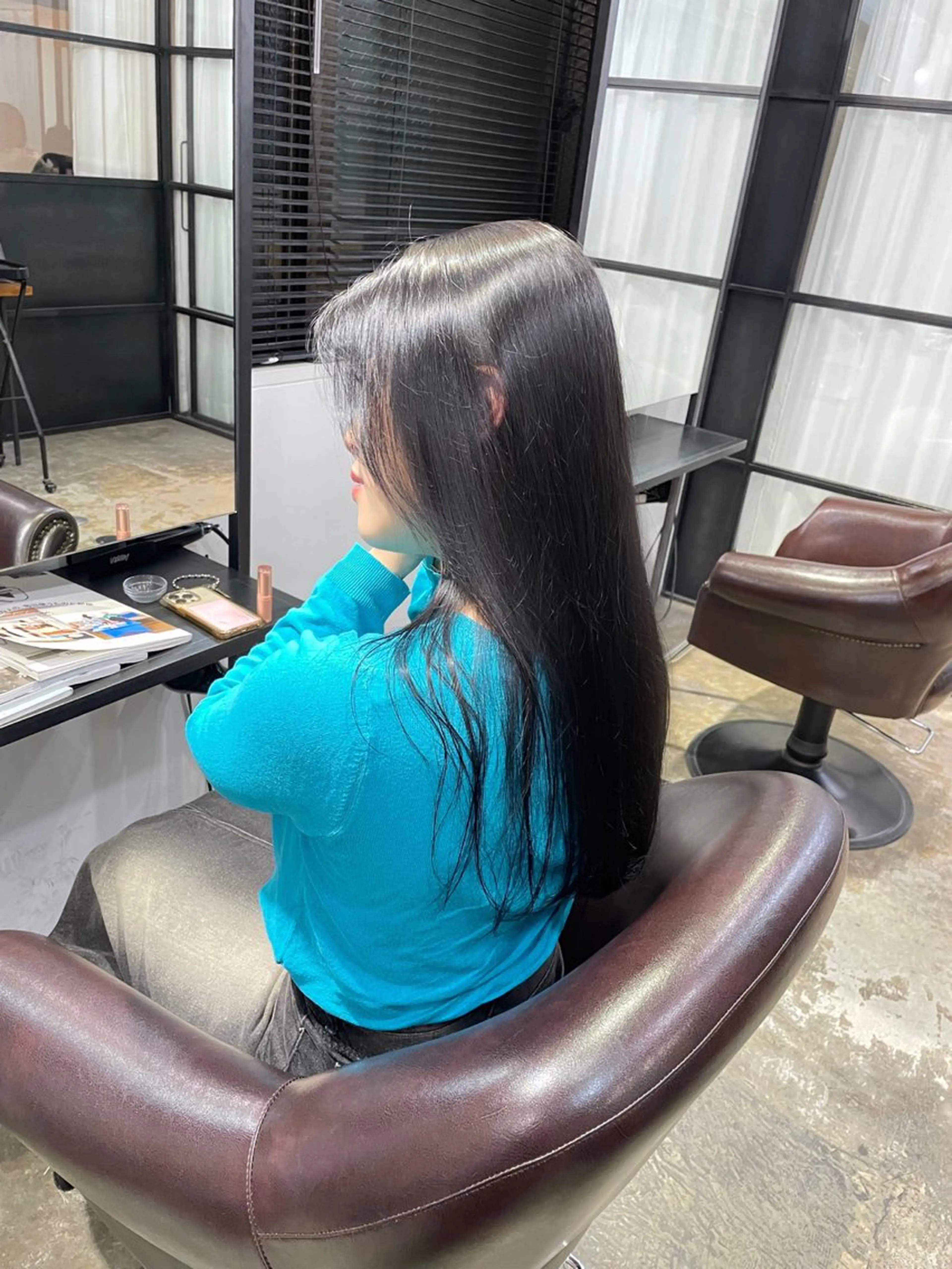 ロング カラー ラベンダーカラー カット astar所属・kotono🪿 透明感カラーのヘアスタイル